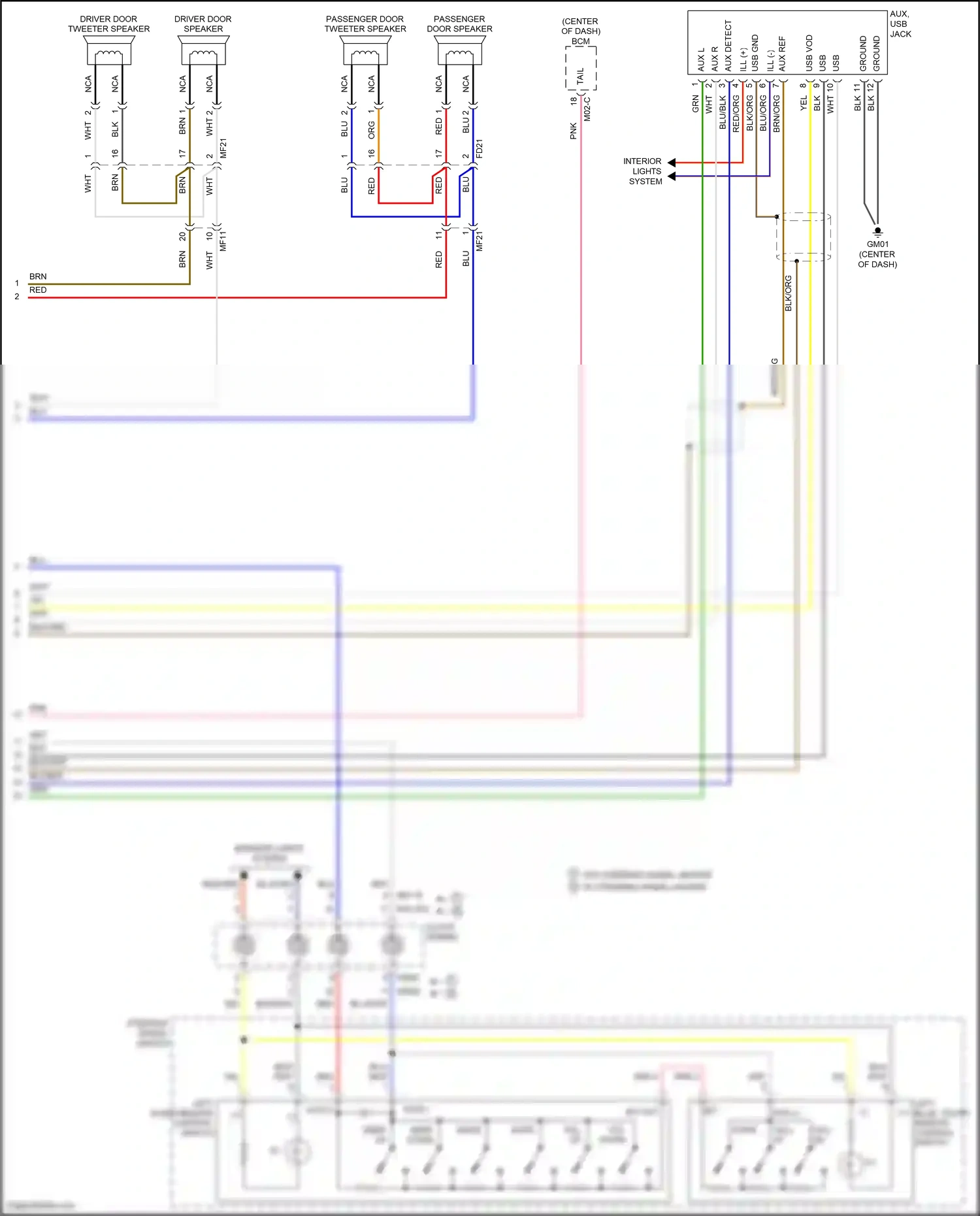 Wiring diagram clock- spring for Hyundai Santa Fe III facelift (2015-2018) (19 of 28)