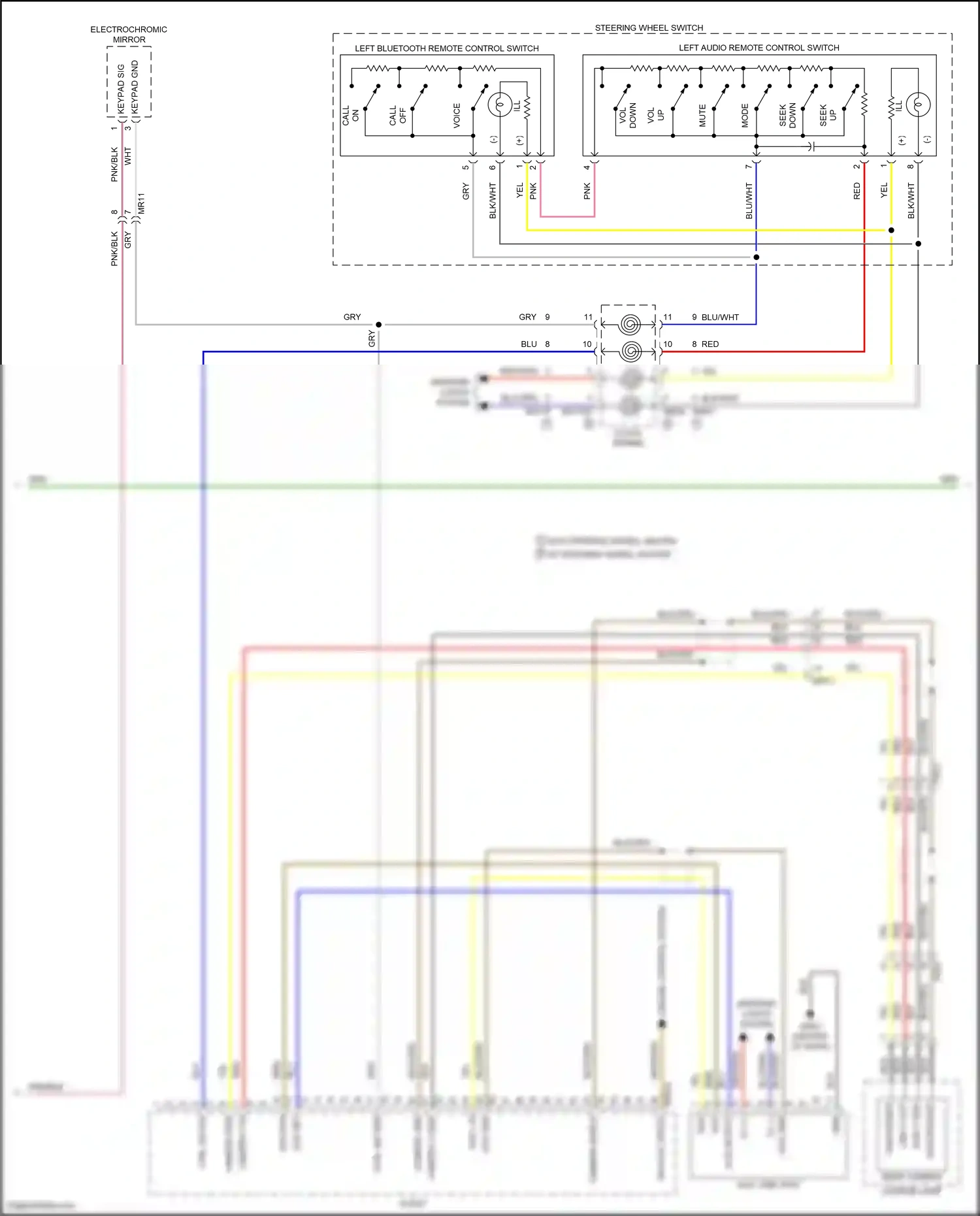 Wiring diagram clock- spring for Hyundai Santa Fe III facelift (2015-2018) (24 of 28)