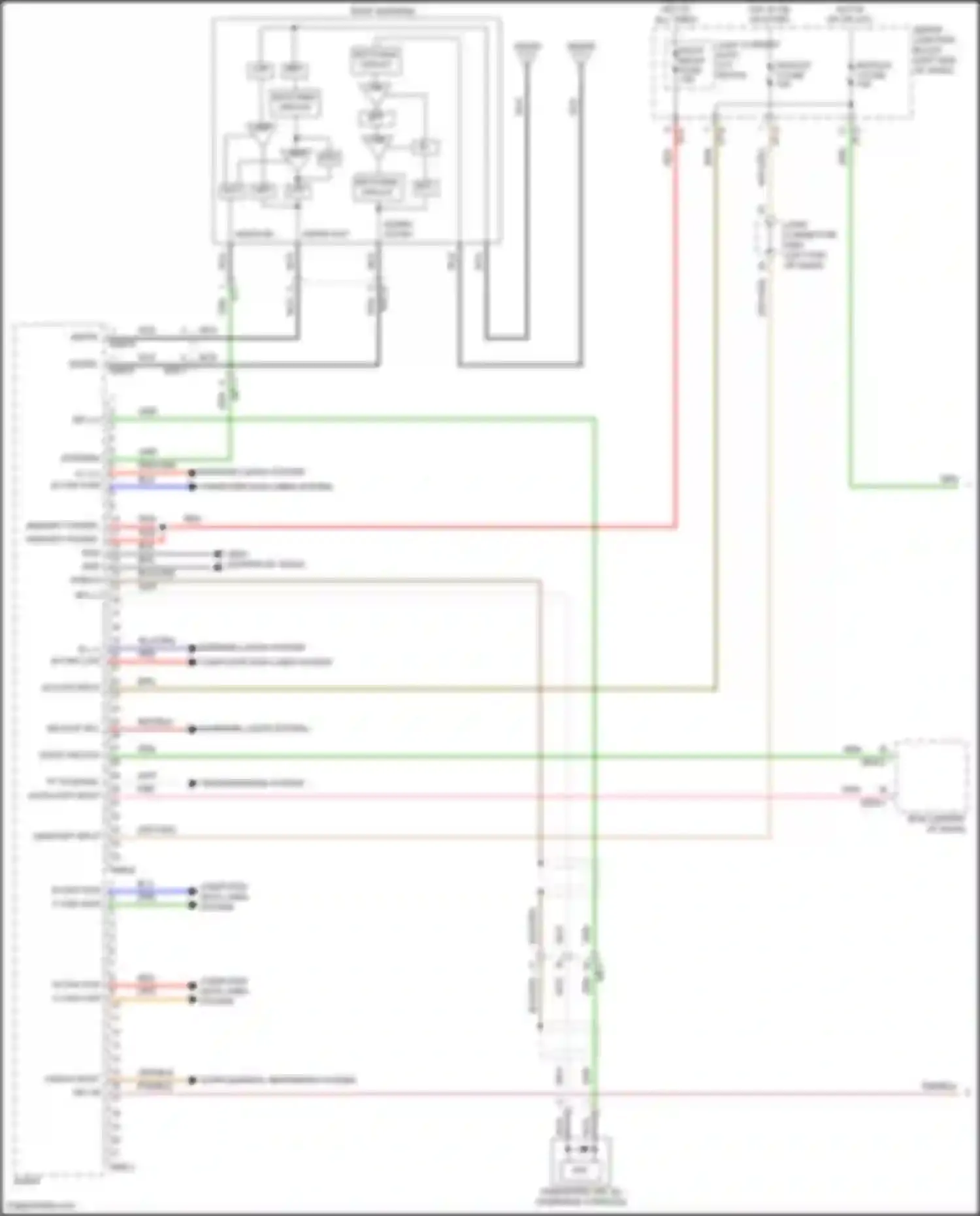 Wiring diagram computer data lines system for Hyundai Santa Fe III facelift (2015-2018) (96 of 121)