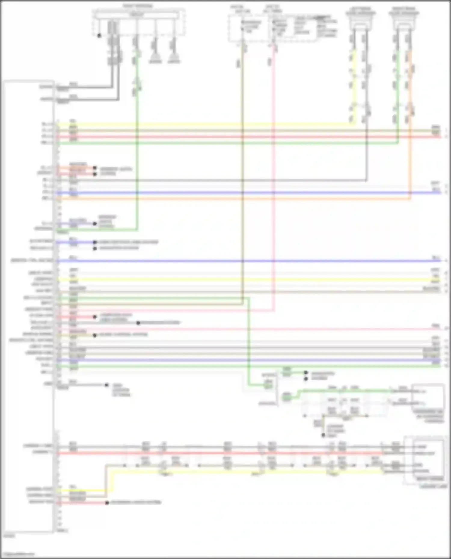 Wiring diagram computer data lines system for Hyundai Santa Fe III facelift (2015-2018) (92 of 121)