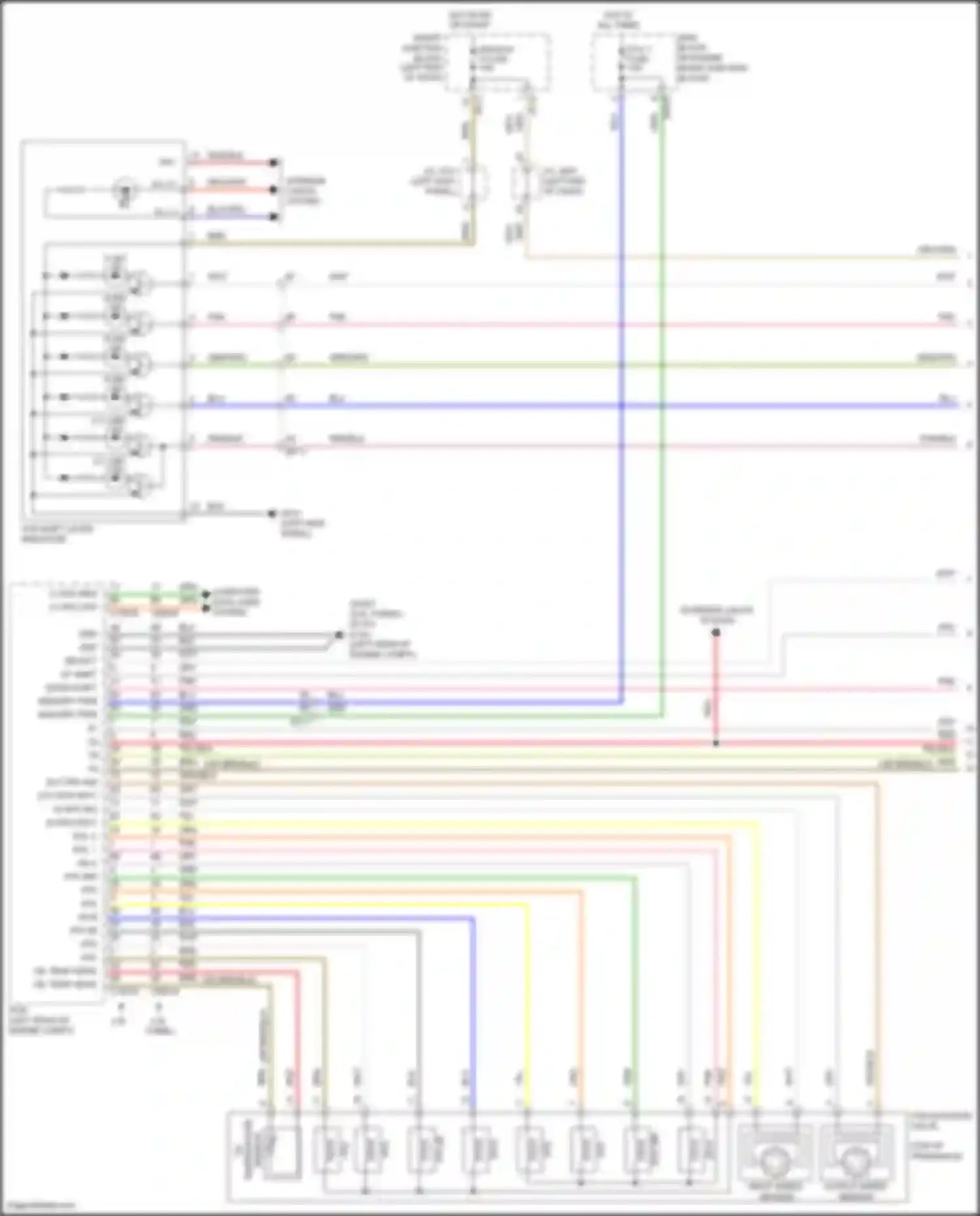 Wiring diagram computer data lines system for Hyundai Santa Fe III facelift (2015-2018) (81 of 121)