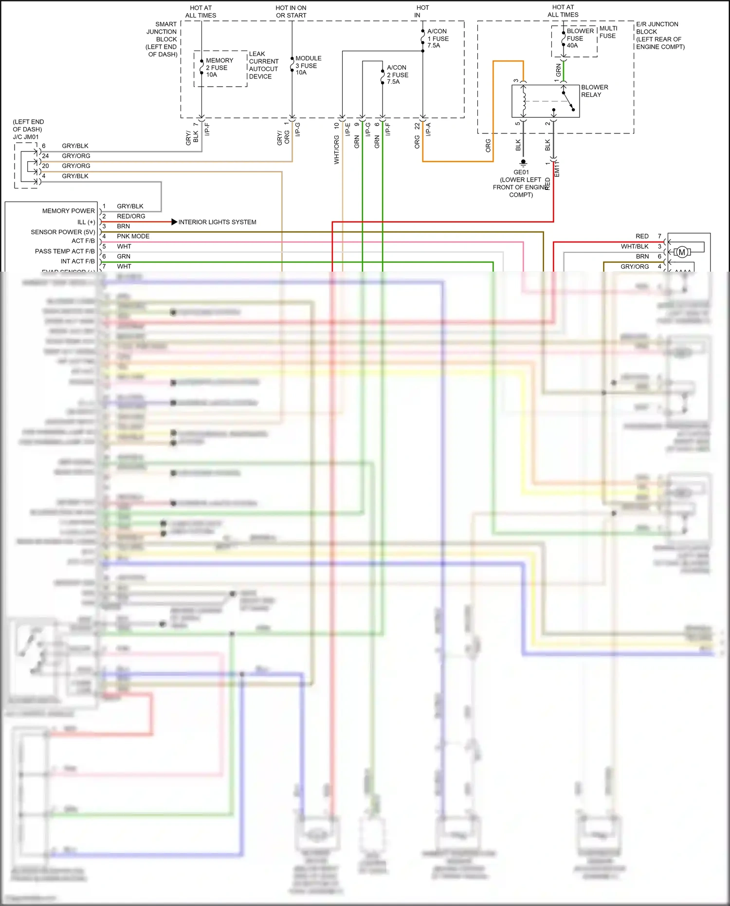 Hyundai Santa Fe III facelift (2015-2018) computer data lines system wiring diagram  (104 of 121)