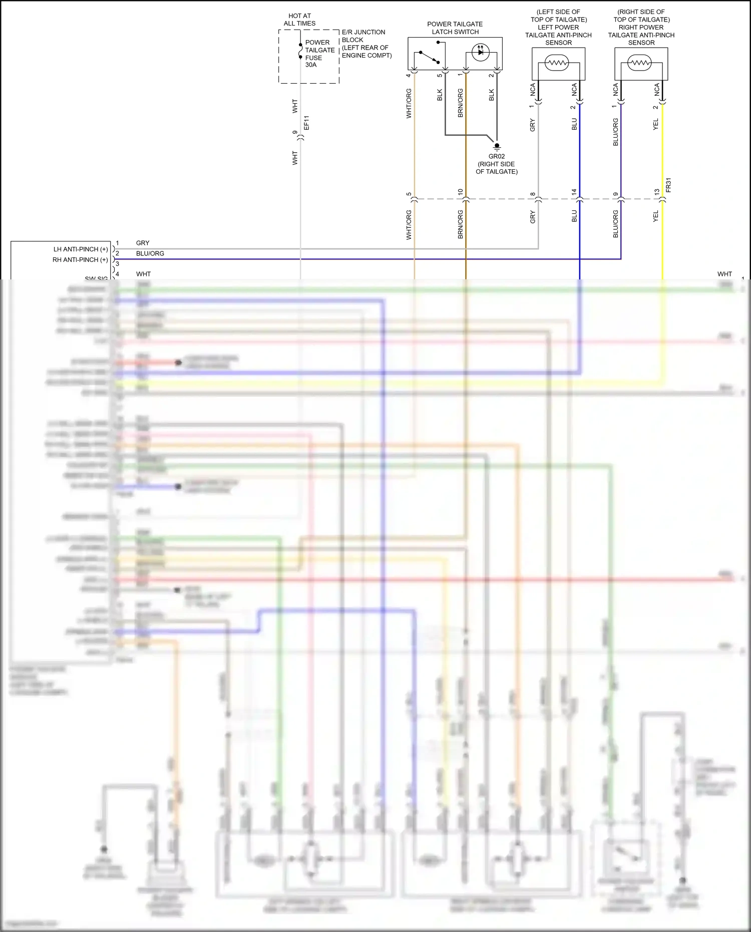 Hyundai Santa Fe III facelift (2015-2018) computer data lines system wiring diagram  (66 of 121)