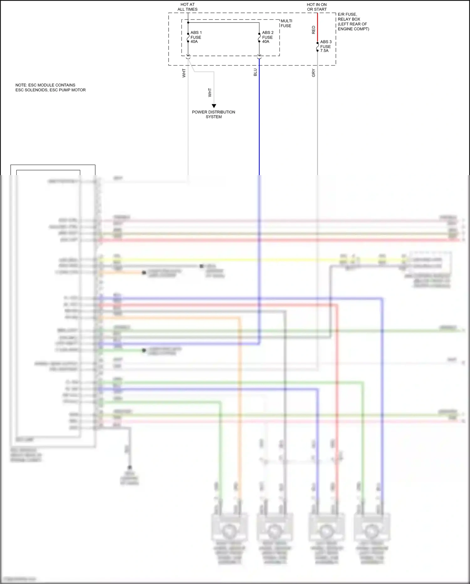 Hyundai Santa Fe III facelift (2015-2018) computer data lines system wiring diagram  (71 of 121)