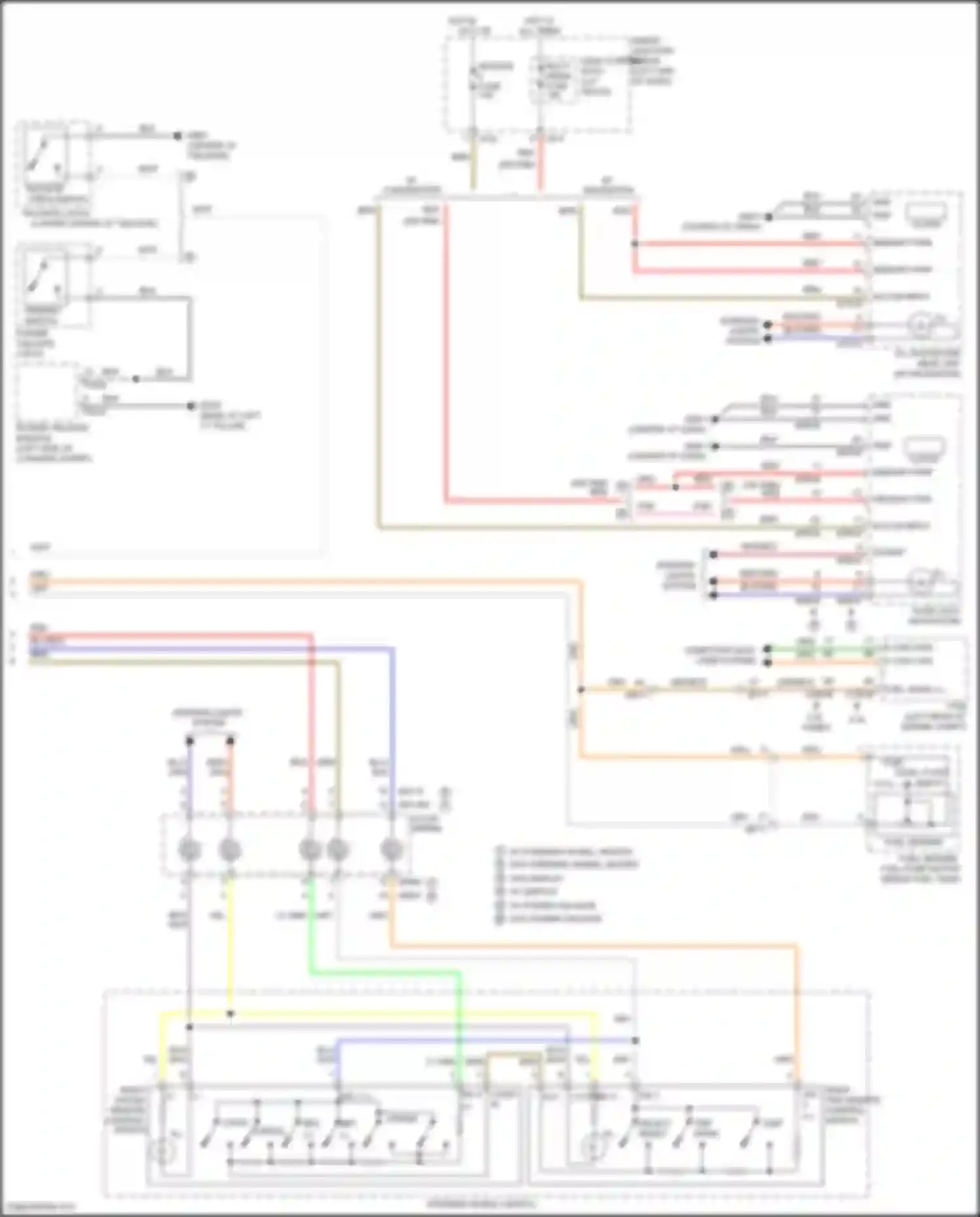 Wiring diagram computer data lines system for Hyundai Santa Fe III facelift (2015-2018) (84 of 121)