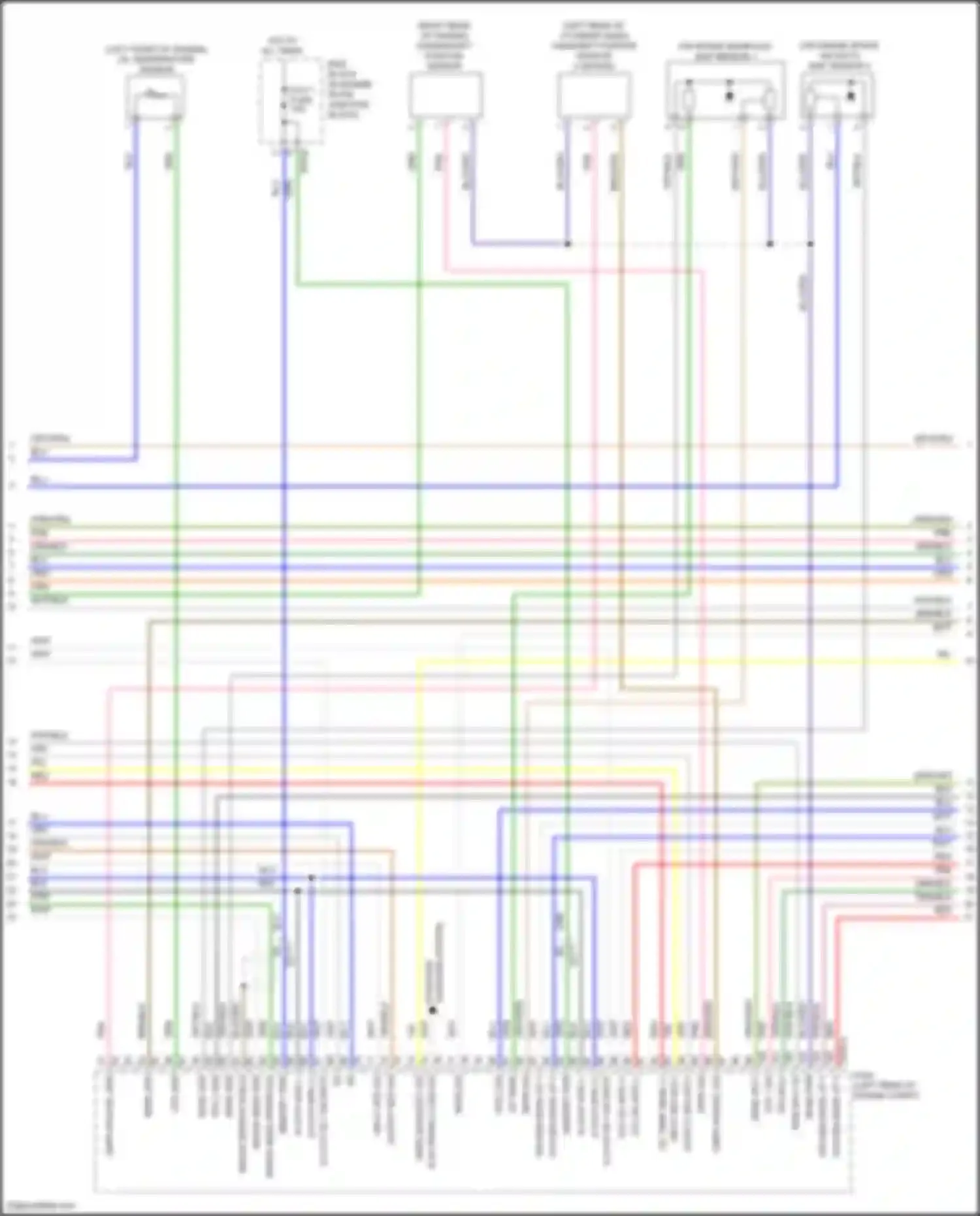 Wiring diagram e-cvvt rly on input for Hyundai Santa Fe III facelift (2015-2018) (1 of 2)