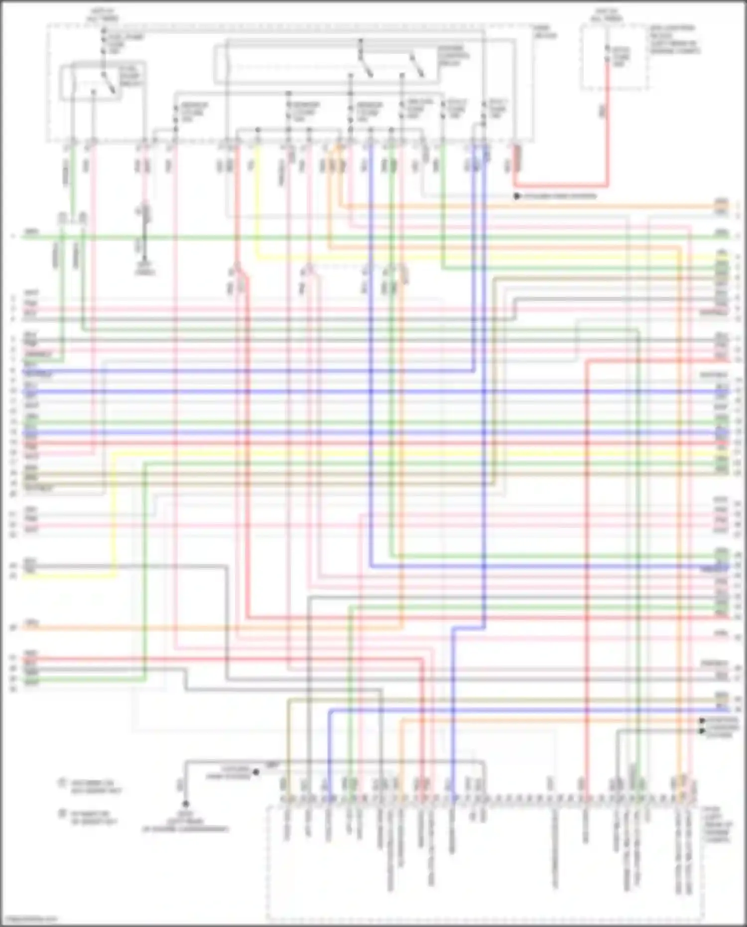 Wiring diagram eng ctrl relay on input for Hyundai Santa Fe III facelift (2015-2018) (1 of 1)