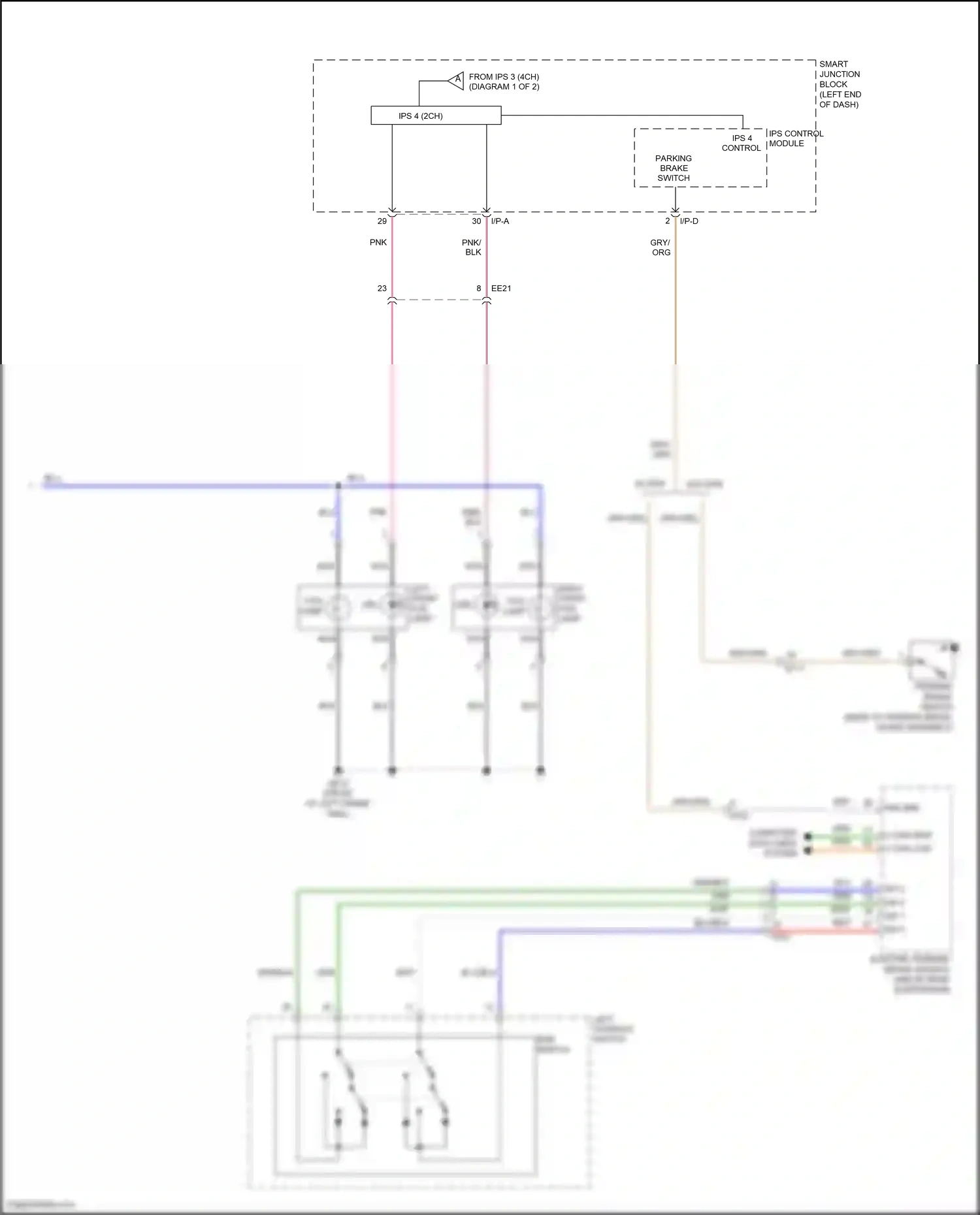 Wiring diagram ips control module for Hyundai Santa Fe III facelift (2015-2018) (42 of 48)