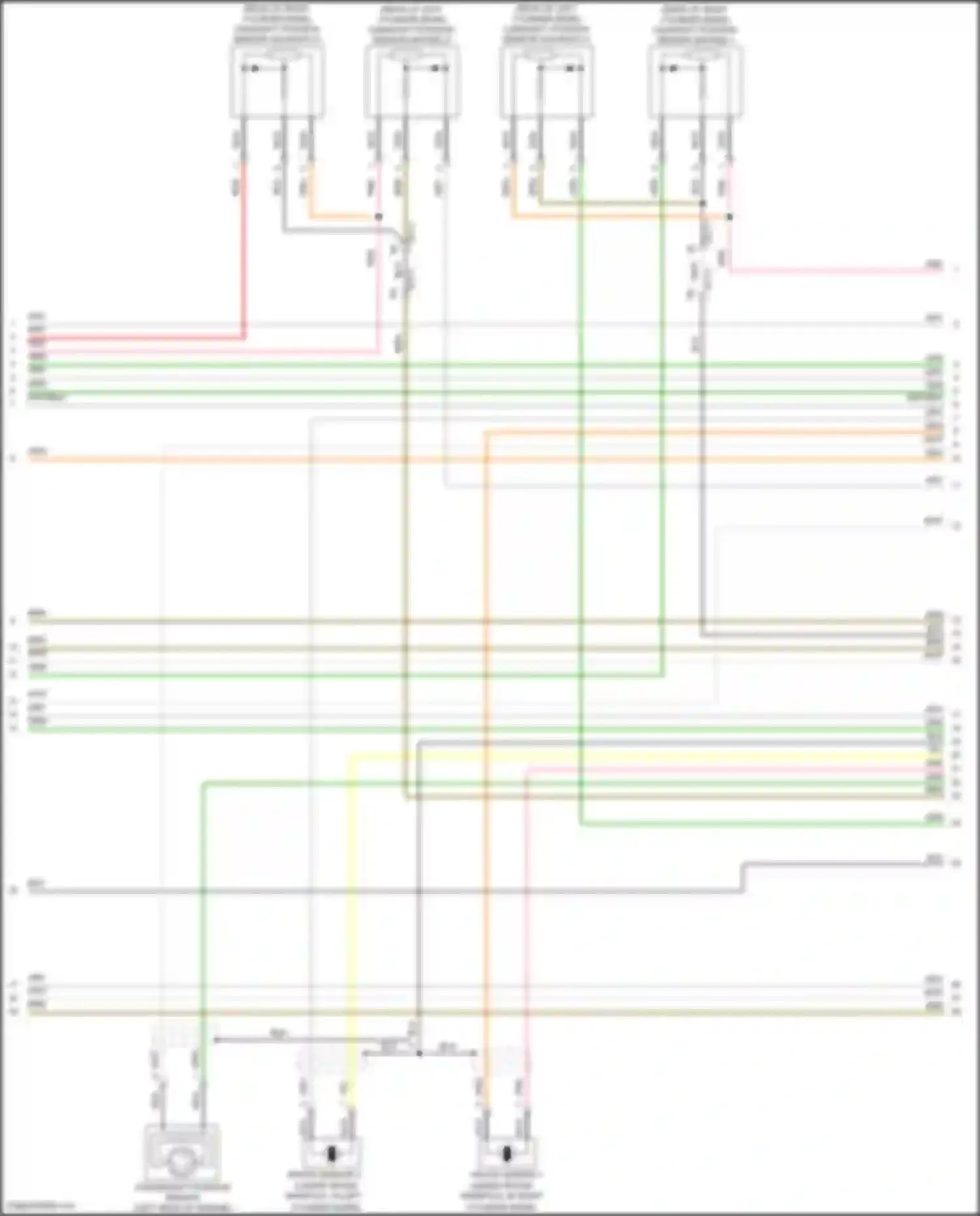 Wiring diagram knock sensor 1 for Hyundai Santa Fe III facelift (2015-2018) (1 of 1)