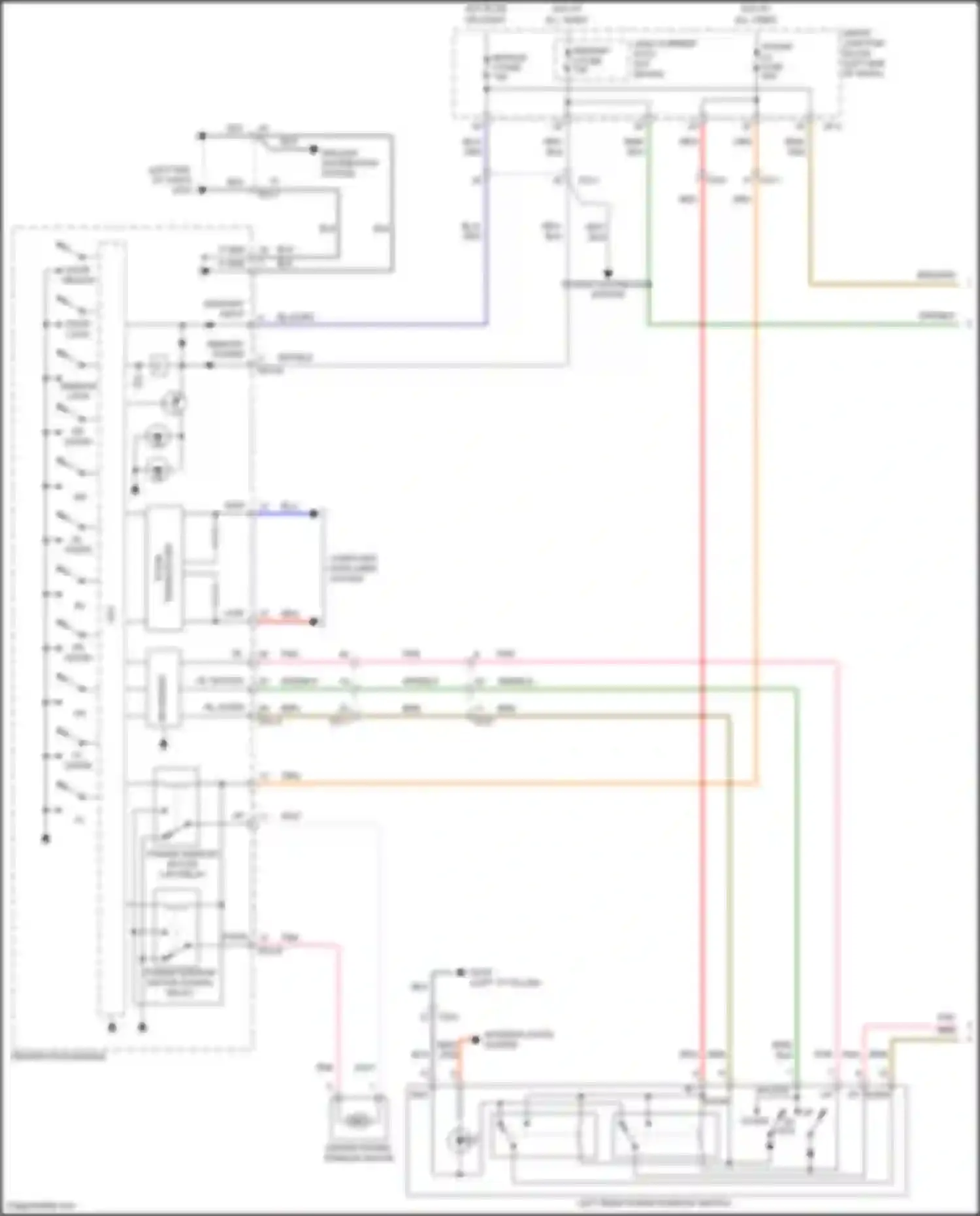 Wiring diagram module 3 fuse for Hyundai Santa Fe III facelift (2015-2018) (9 of 74)