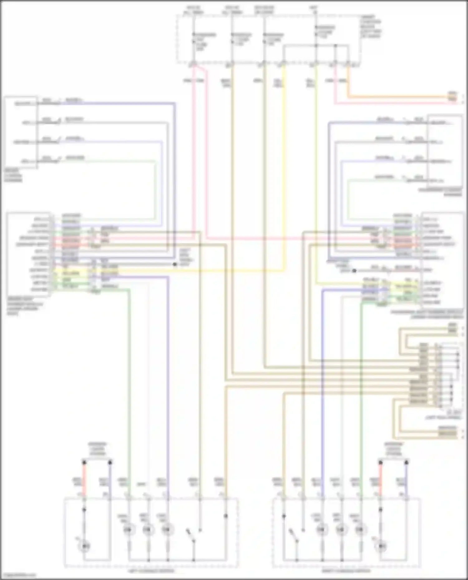 Wiring diagram module 3 fuse for Hyundai Santa Fe III facelift (2015-2018) (64 of 74)