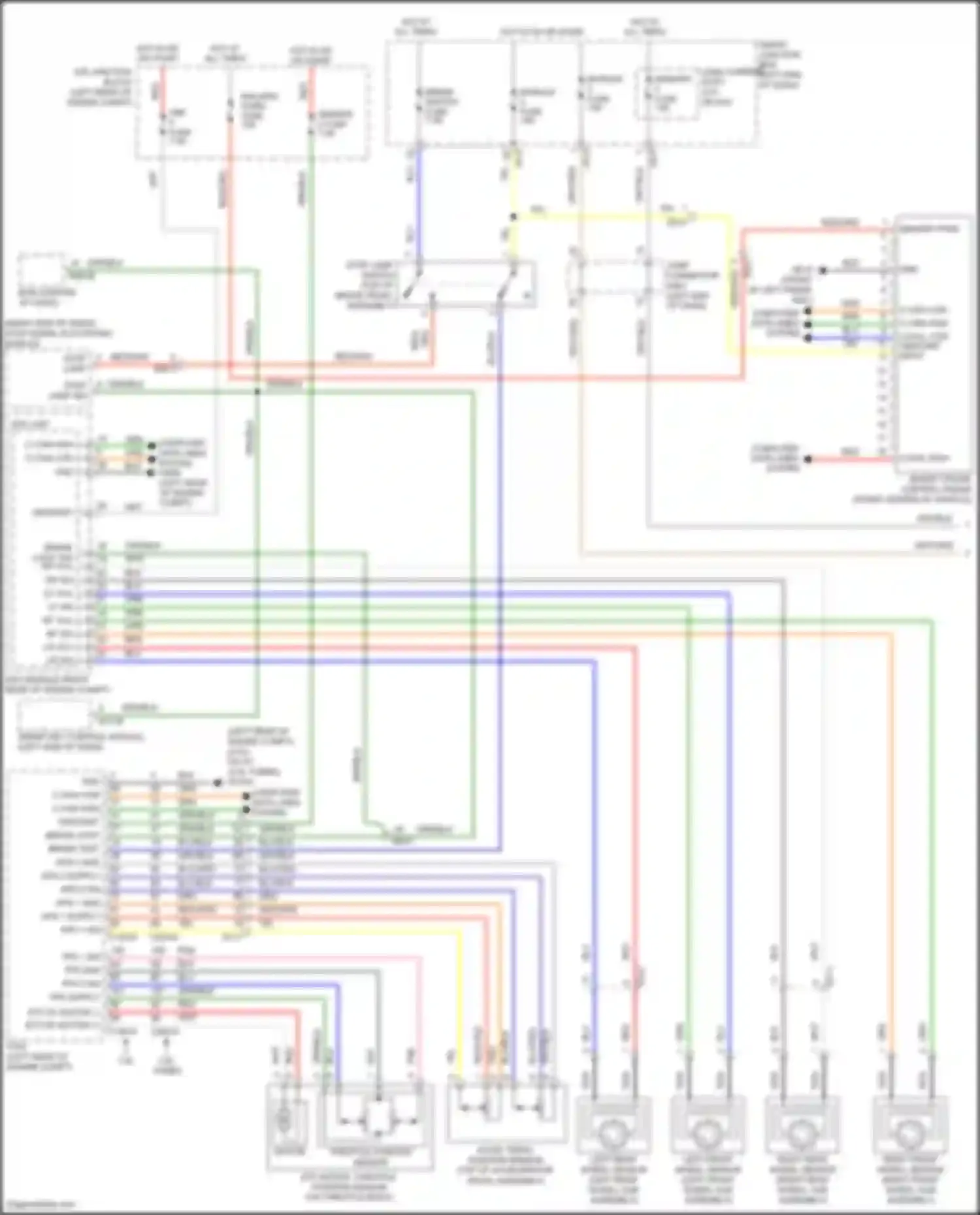 Wiring diagram module 3 fuse for Hyundai Santa Fe III facelift (2015-2018) (33 of 74)
