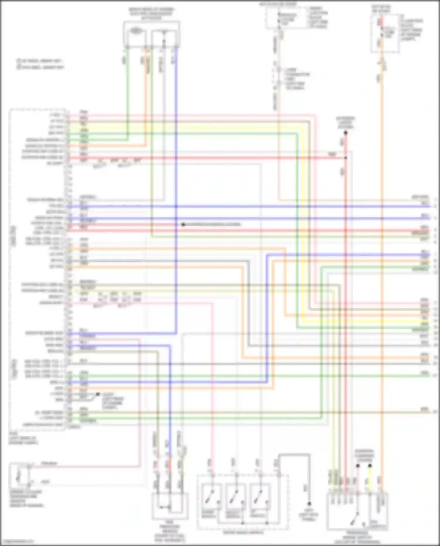 Wiring diagram module 3 fuse for Hyundai Santa Fe III facelift (2015-2018) (73 of 74)