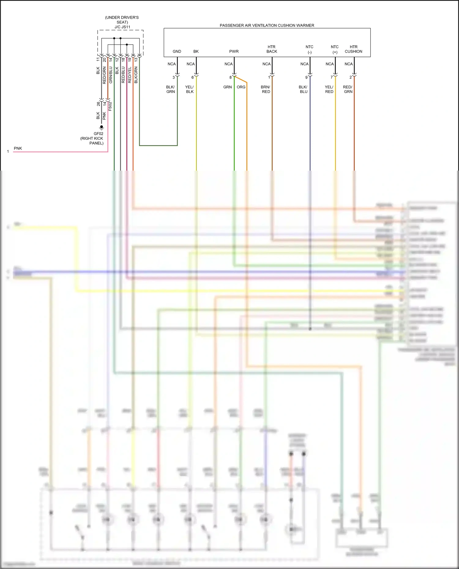Wiring diagram on input for Hyundai Santa Fe III facelift (2015-2018) (13 of 16)
