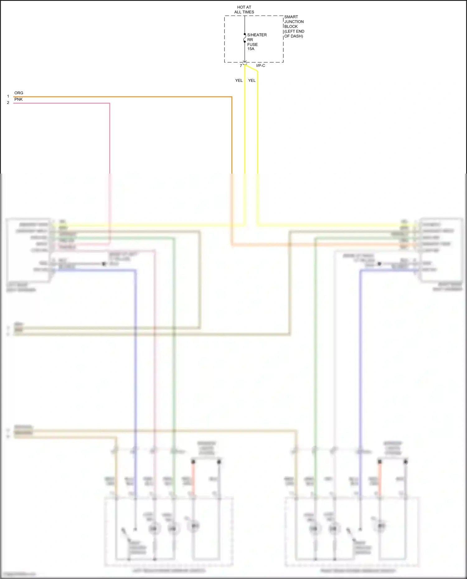Wiring diagram on input for Hyundai Santa Fe III facelift (2015-2018) (15 of 16)