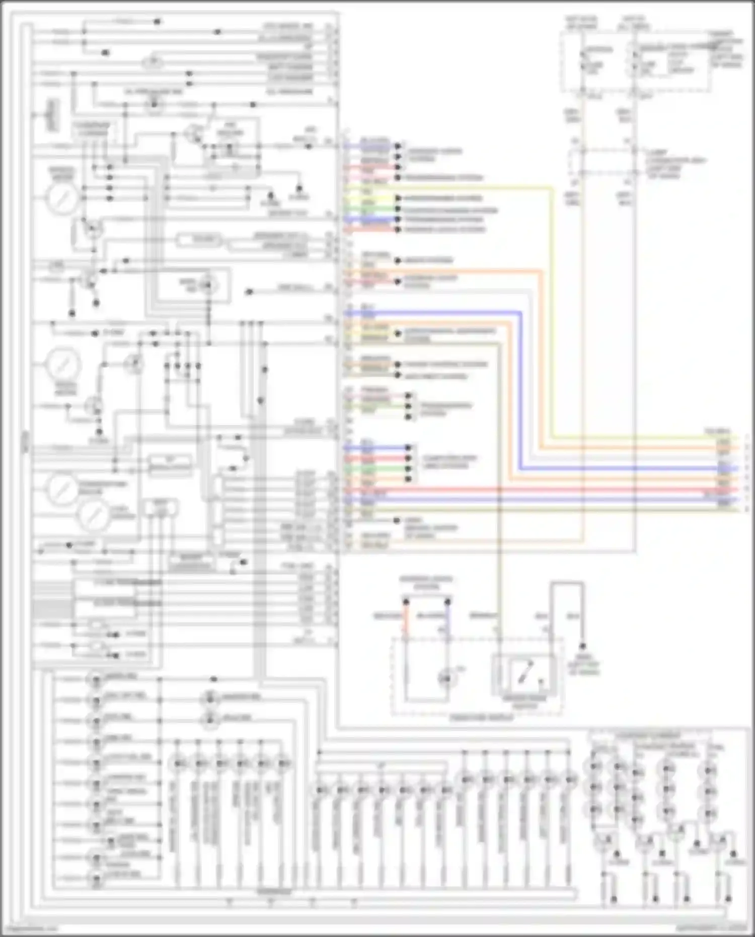 Wiring diagram pointer ill for Hyundai Santa Fe III facelift (2015-2018) (2 of 5)