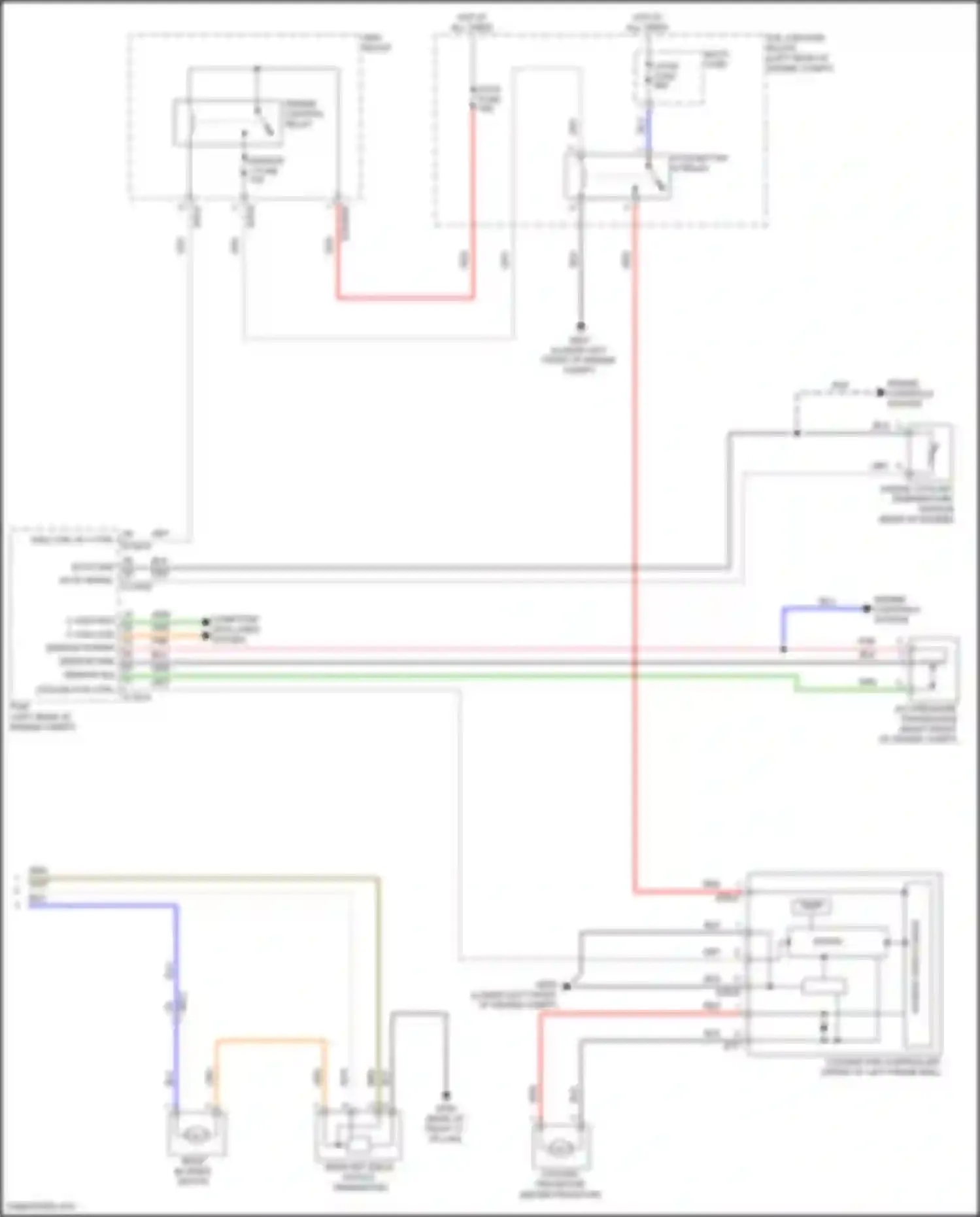 Wiring diagram sensor sig for Hyundai Santa Fe III facelift (2015-2018) (2 of 2)