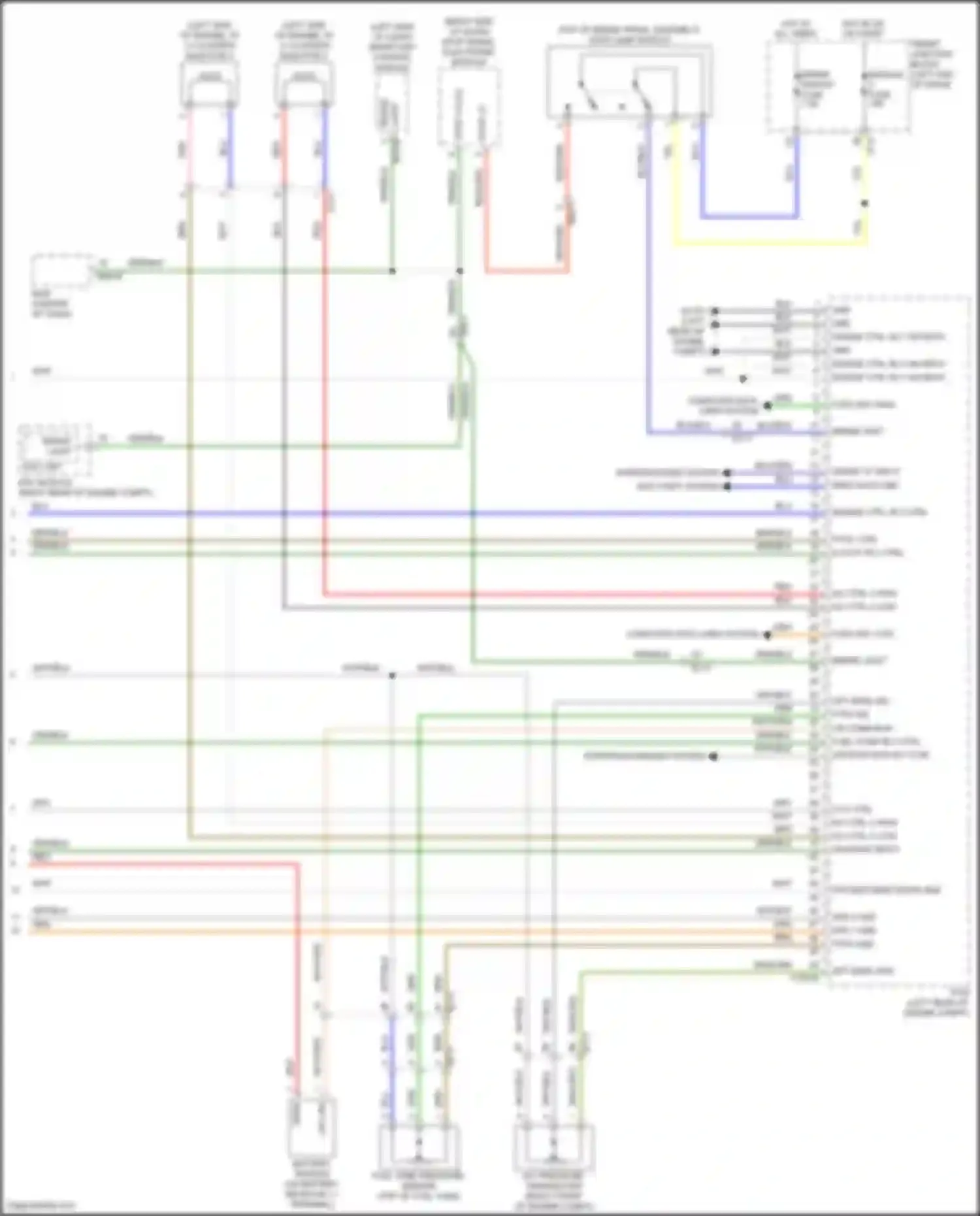 Wiring diagram smart key control module for Hyundai Santa Fe III facelift (2015-2018) (22 of 22)
