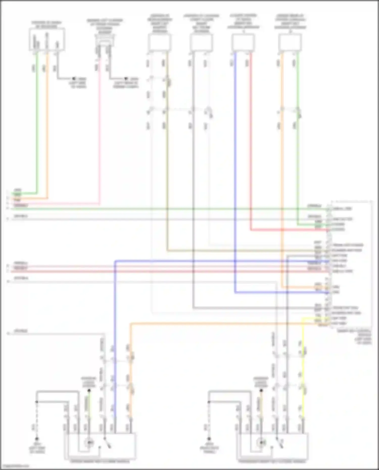 Wiring diagram smart key control module for Hyundai Santa Fe III facelift (2015-2018) (15 of 22)