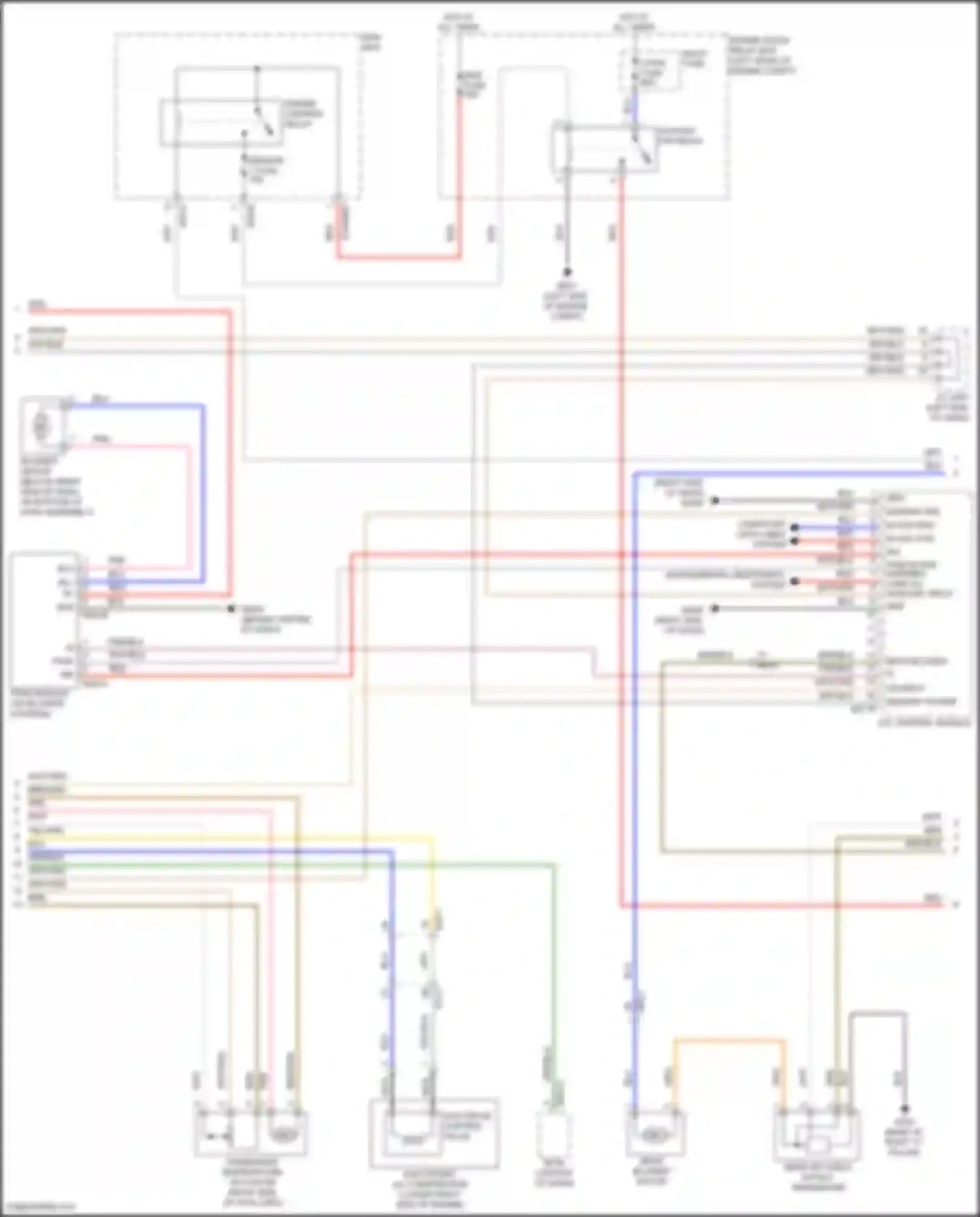 Santa Fe Hyundai III (2012-2016): Automatic a/c circuit (2 of 3)