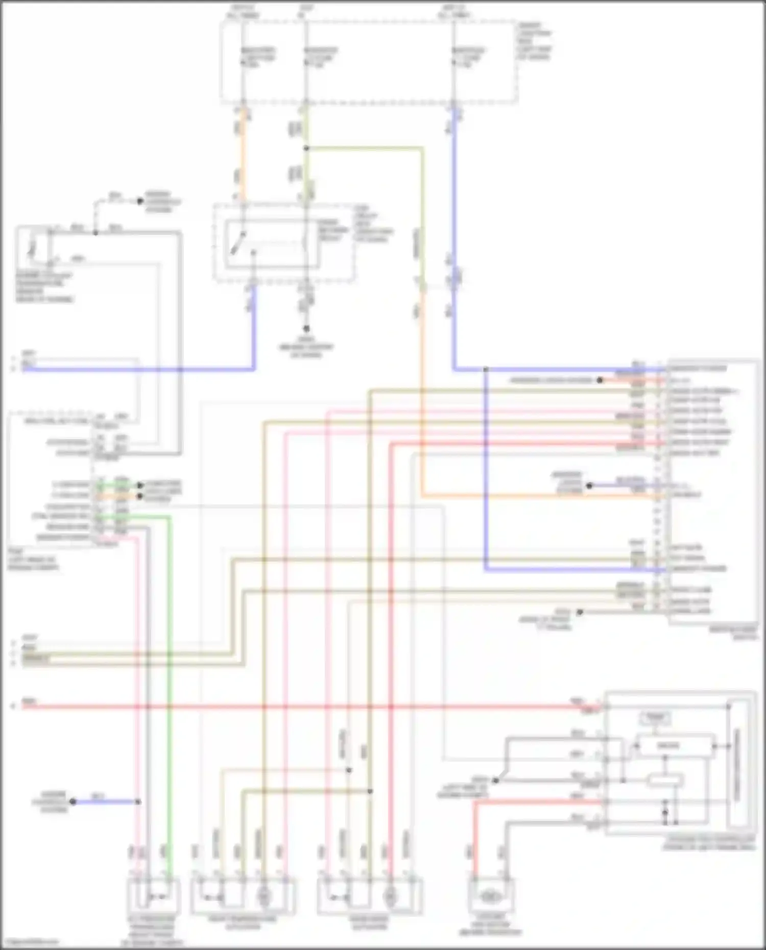Santa Fe Hyundai III (2012-2016): Automatic a/c circuit (3 of 3)