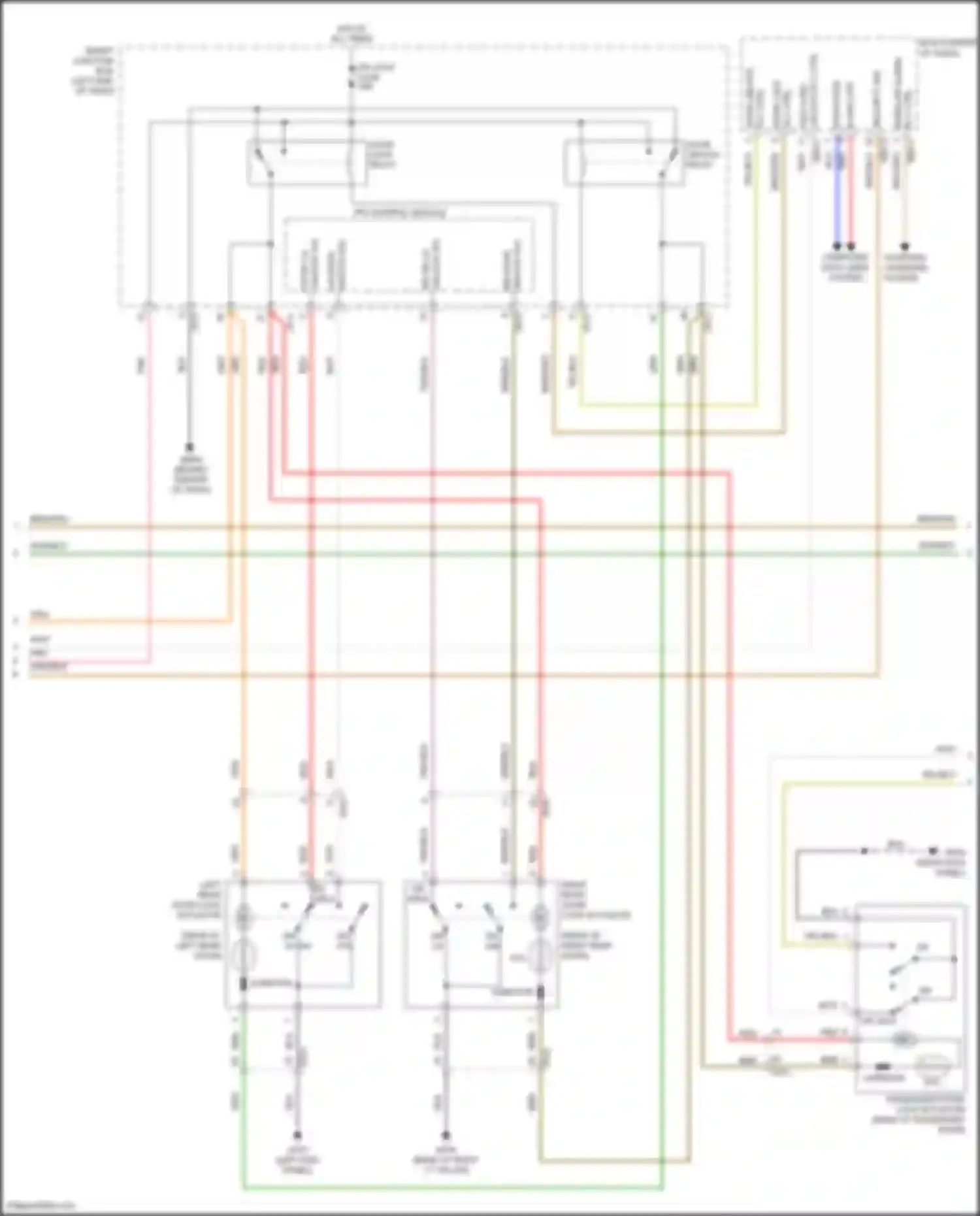 Santa Fe Hyundai III (2012-2016): Forced entry circuit (2 of 3)