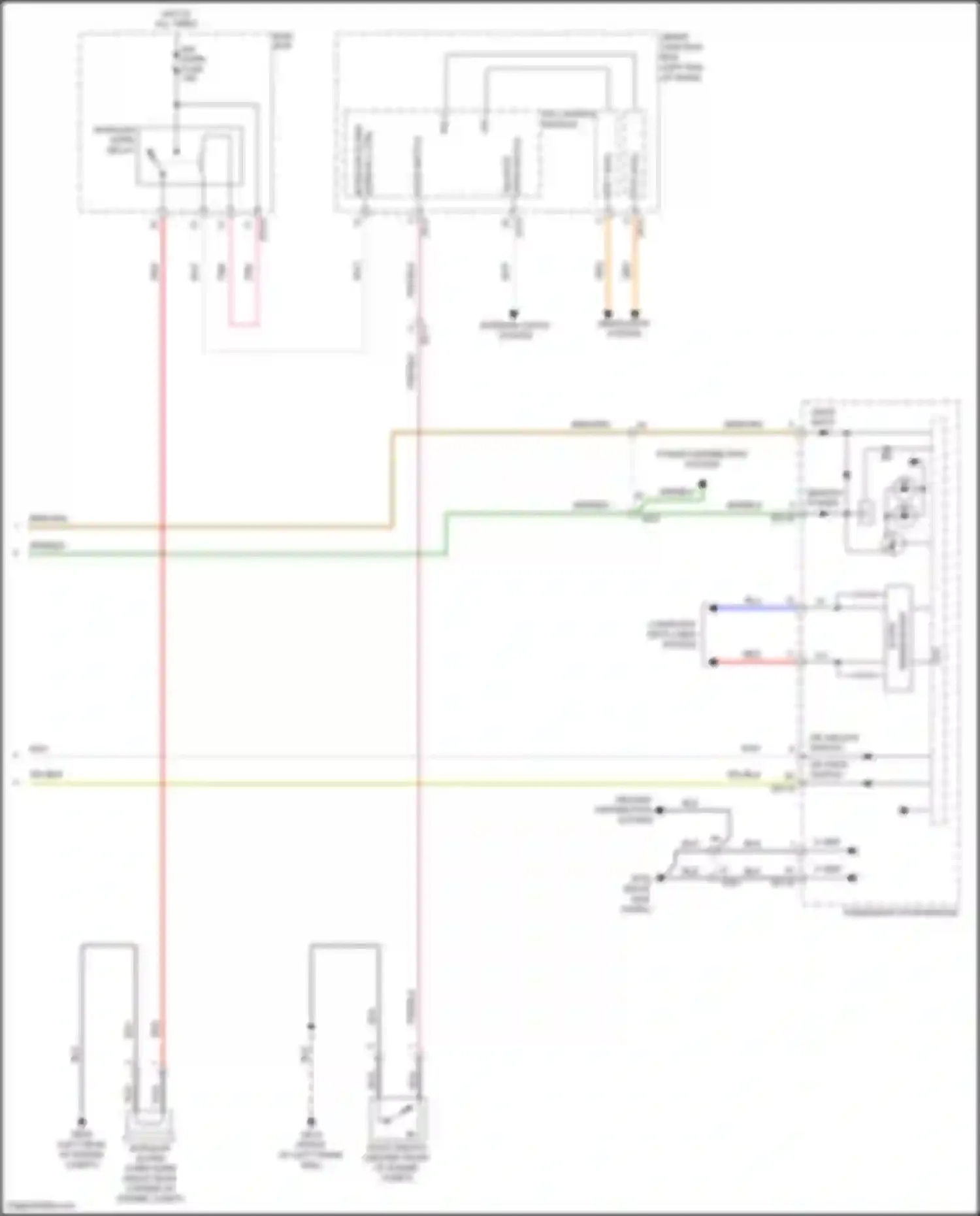 Santa Fe Hyundai III (2012-2016): Forced entry circuit (3 of 3)