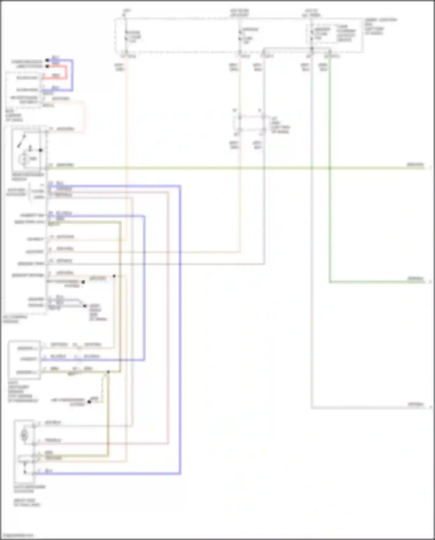 Santa Fe Hyundai III (2012-2016): Defoggers circuit, w/ auto defogger (1 of 2)