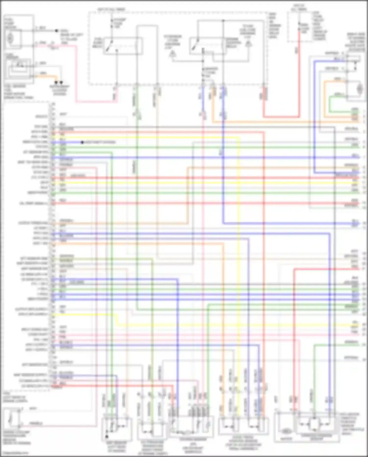 Santa Fe Hyundai III (2012-2016): Wiring diagram engine performance 2.0l turbo (1 of 5)