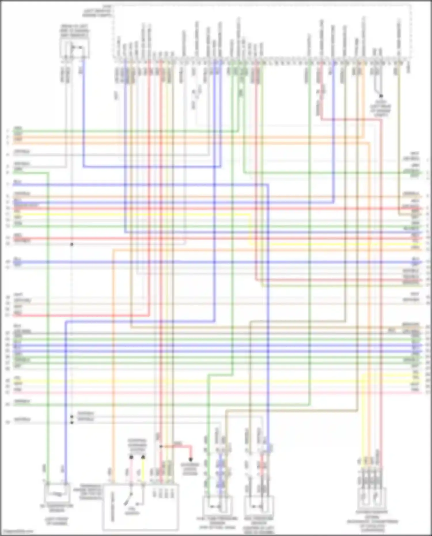 Santa Fe Hyundai III (2012-2016): Wiring diagram engine performance 2.0l turbo (2 of 5)