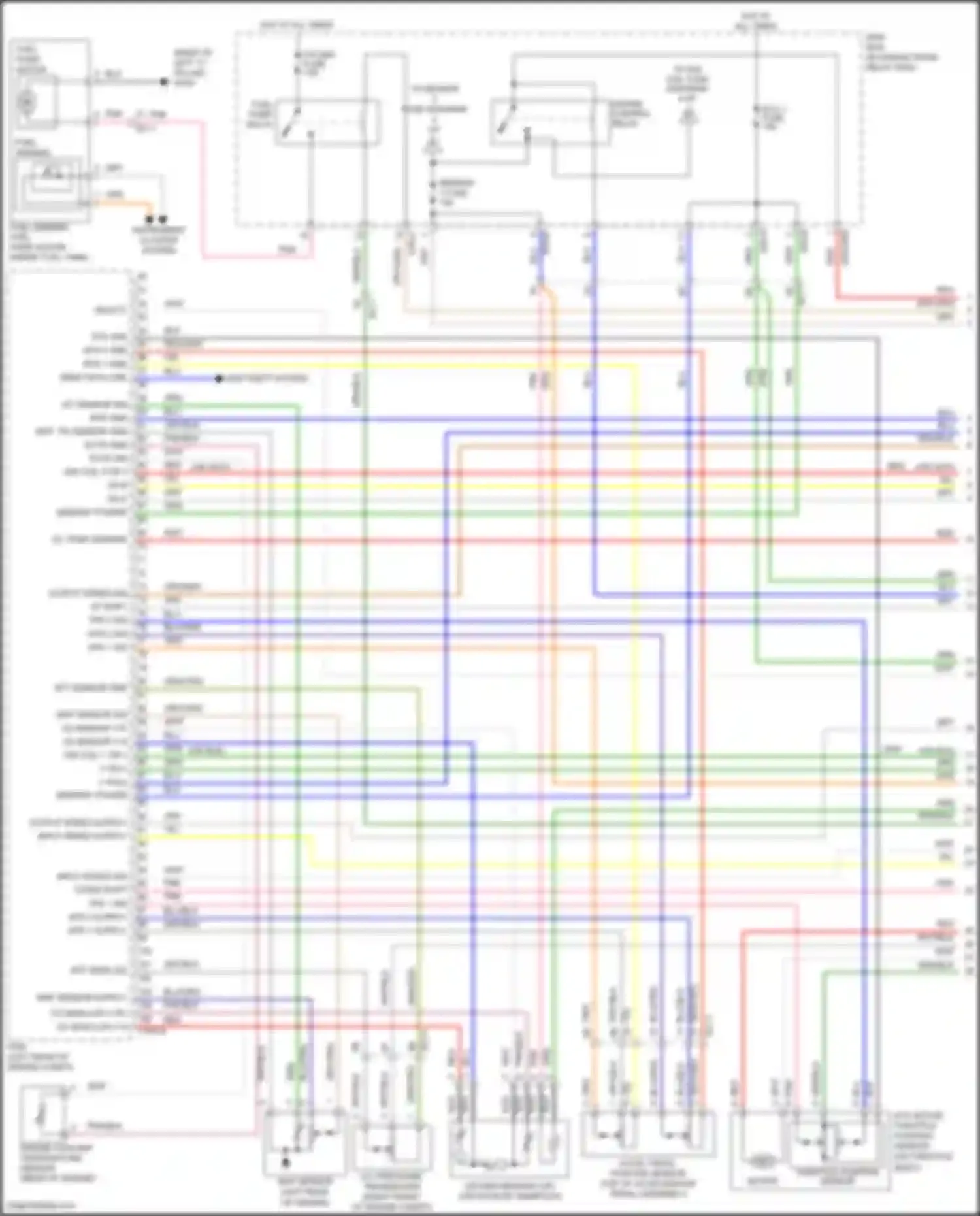 Santa Fe Hyundai III (2012-2016): Wiring diagram engine performance 2.4l (1 of 5)