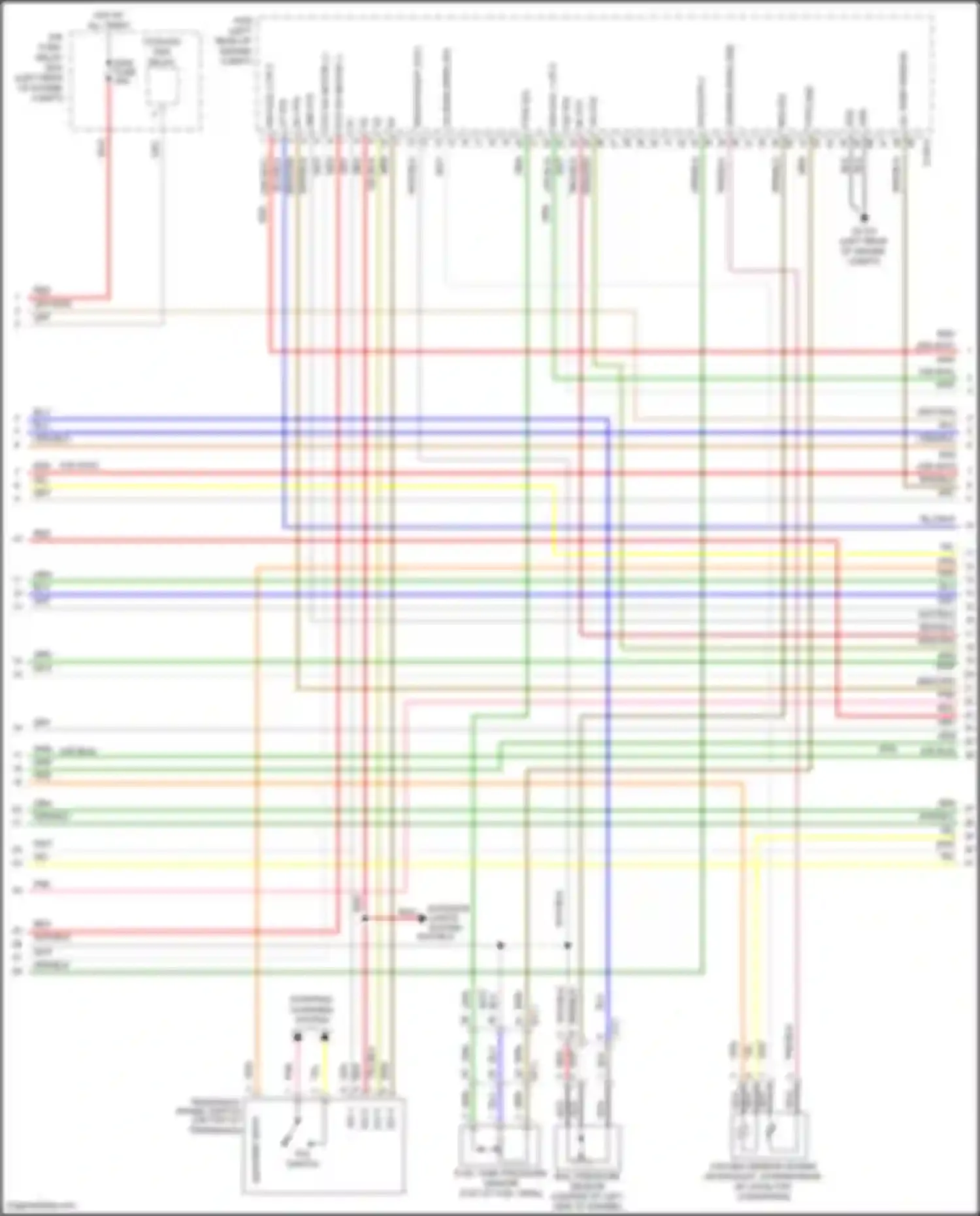 Santa Fe Hyundai III (2012-2016): Wiring diagram engine performance 2.4l (2 of 5)