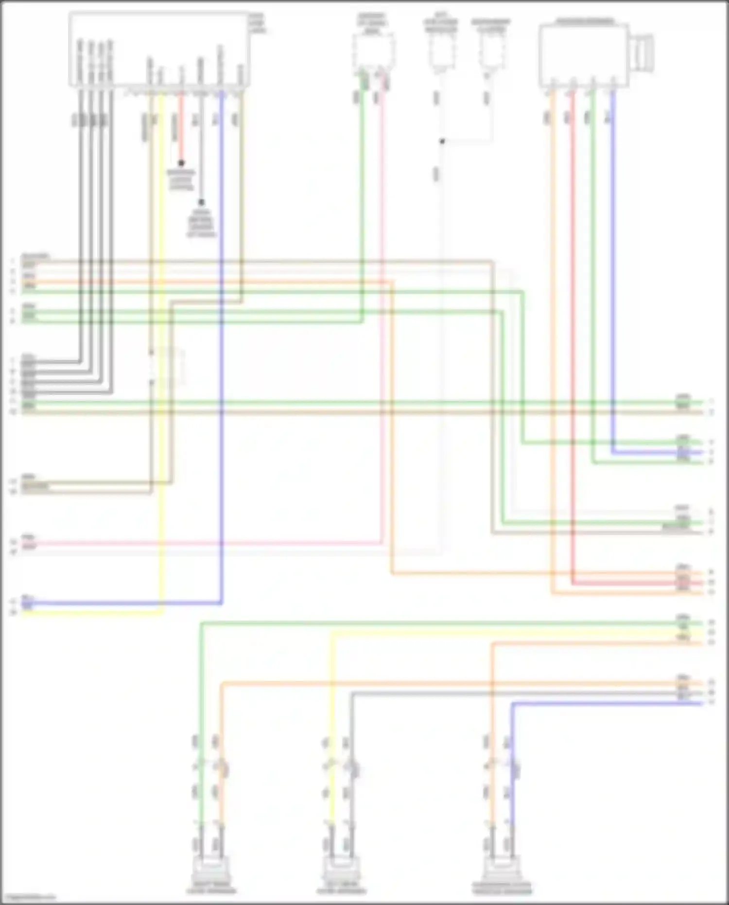 Santa Fe Hyundai III (2012-2016): Navigation circuit (2 of 3)