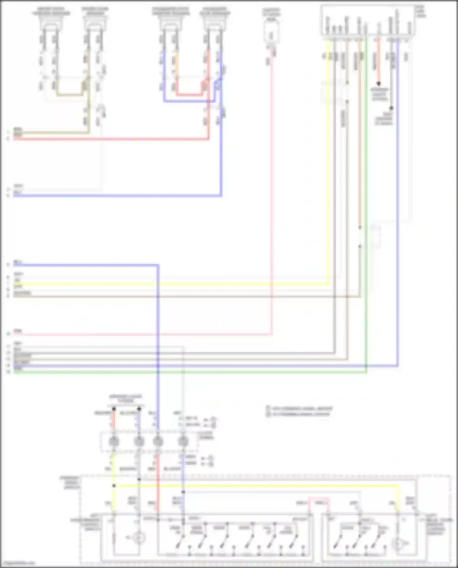 Santa Fe Hyundai III (2012-2016): Radio circuit, w/o navigation w/o amplifier (2 of 2)