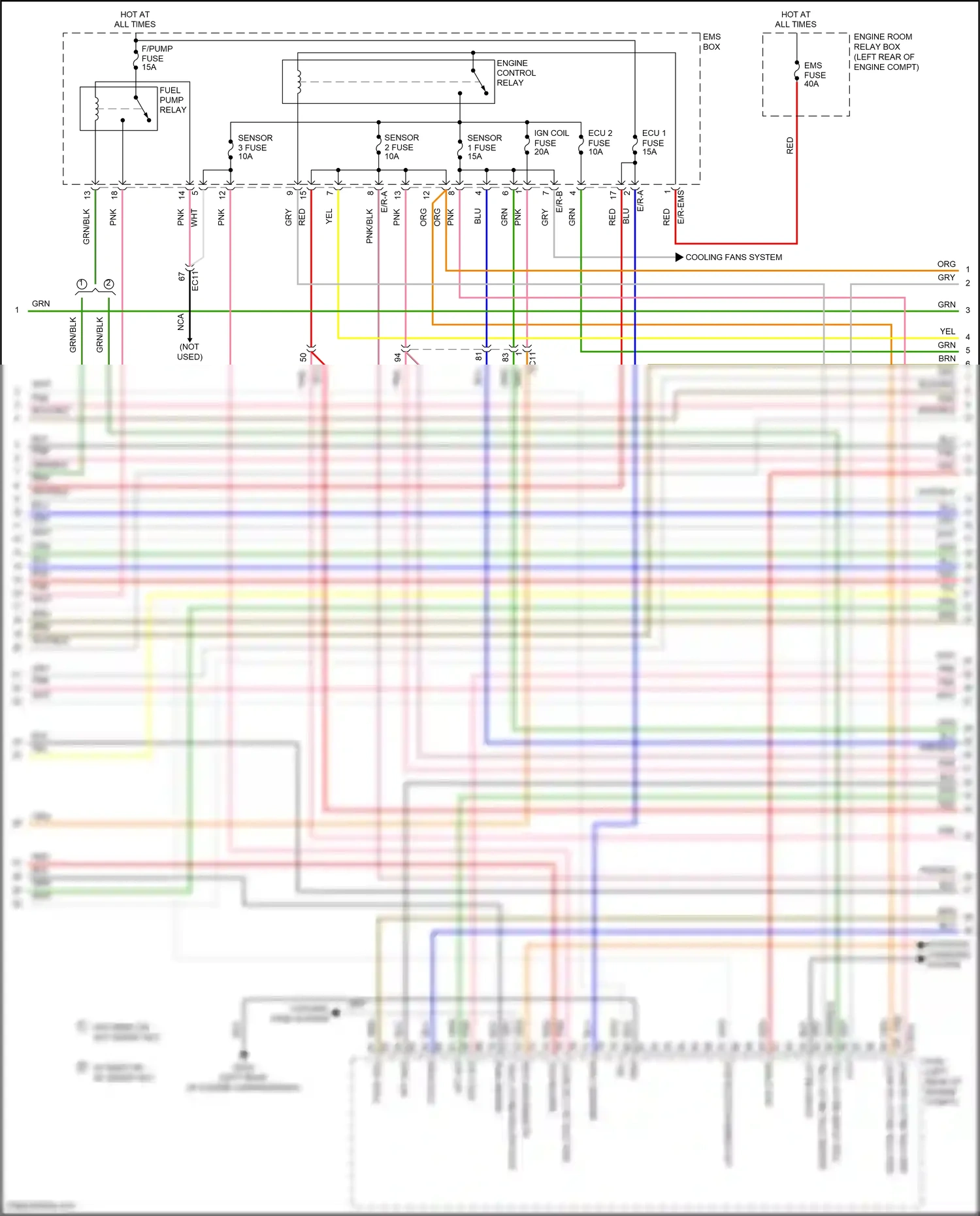 Wiring diagram alternator com for Hyundai Santa Fe III (2012-2016) (1 of 1)