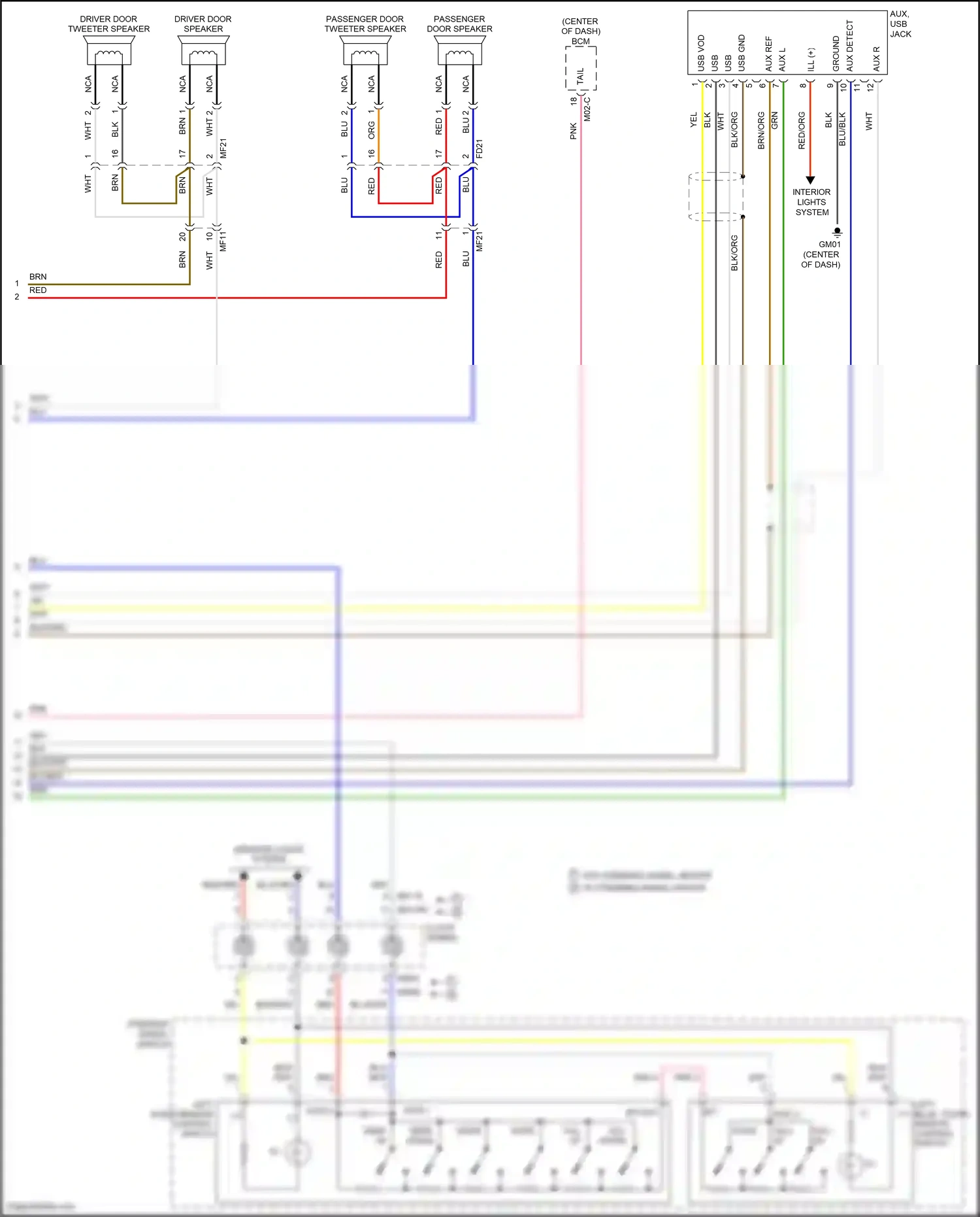 Wiring diagram blu for Hyundai Santa Fe III (2012-2016) (40 of 114)