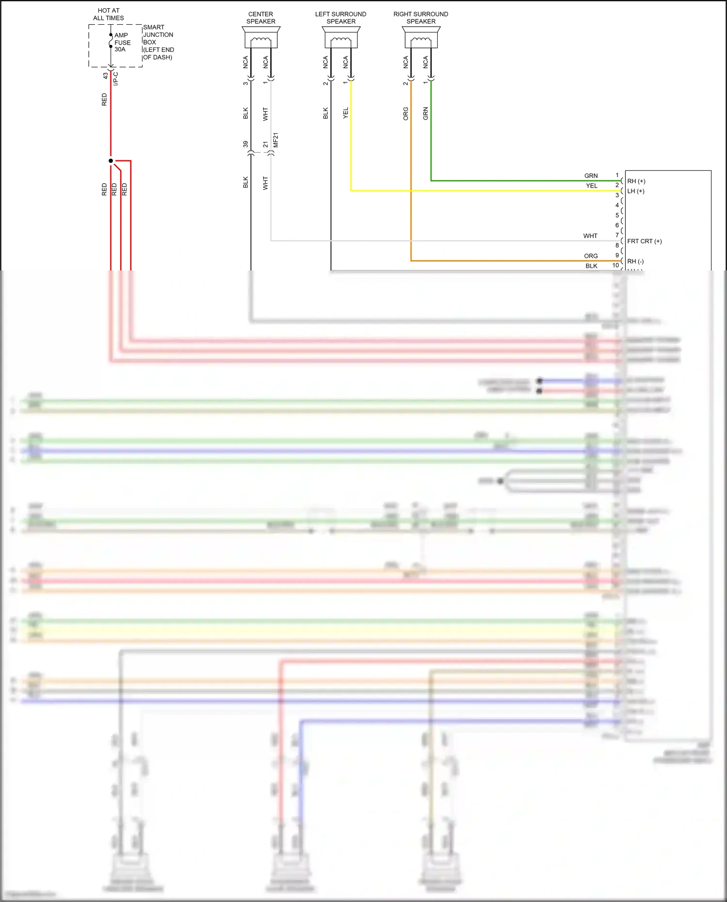 Wiring diagram blu for Hyundai Santa Fe III (2012-2016) (8 of 114)