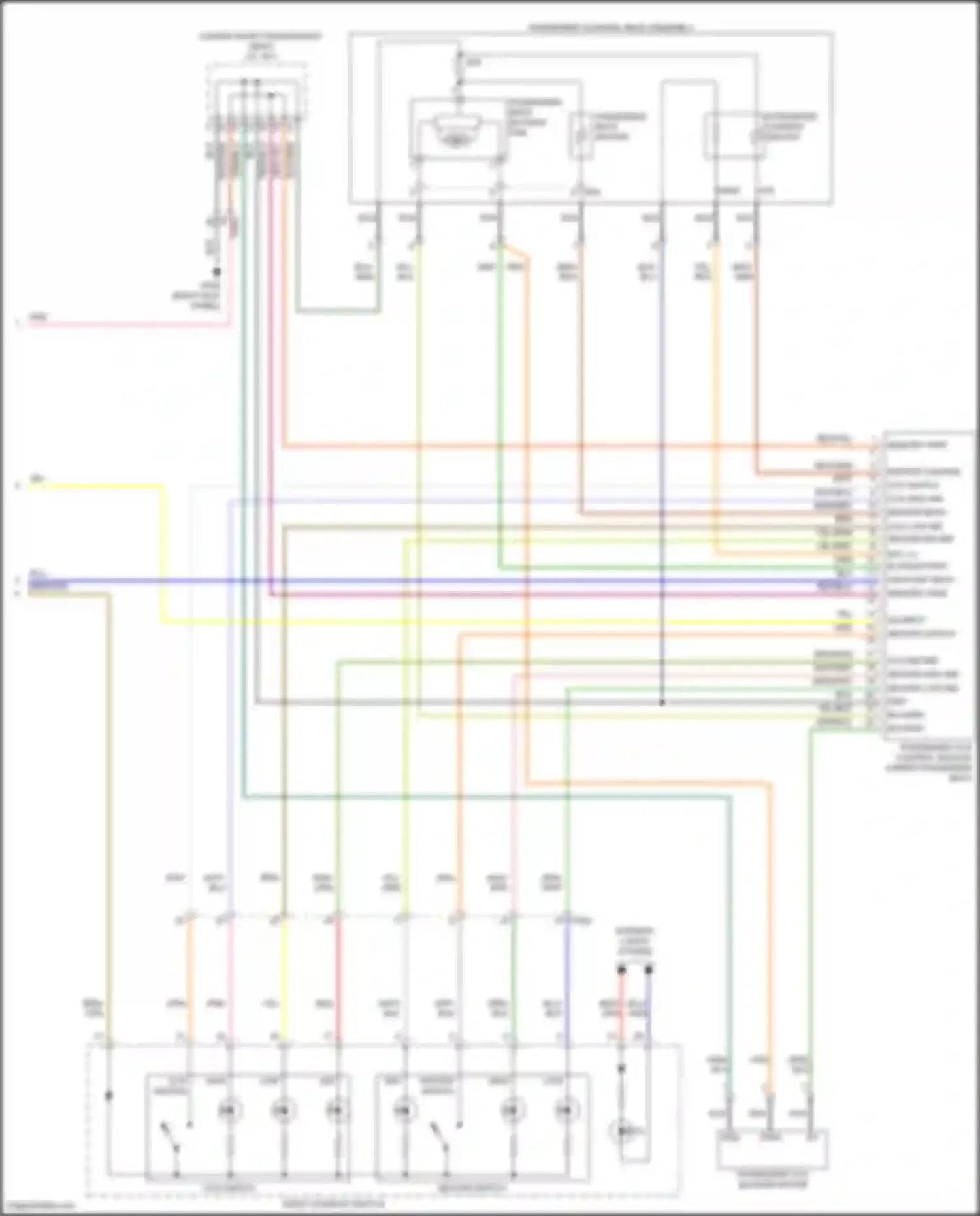Wiring diagram ccs high ind for Hyundai Santa Fe III (2012-2016) (2 of 2)
