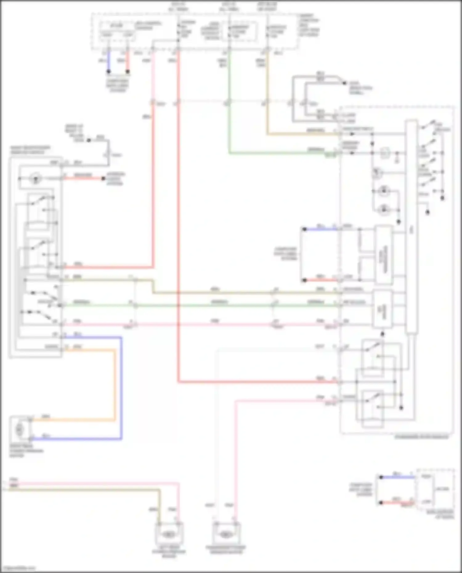 Wiring diagram computer data lines system for Hyundai Santa Fe III (2012-2016) (37 of 75)