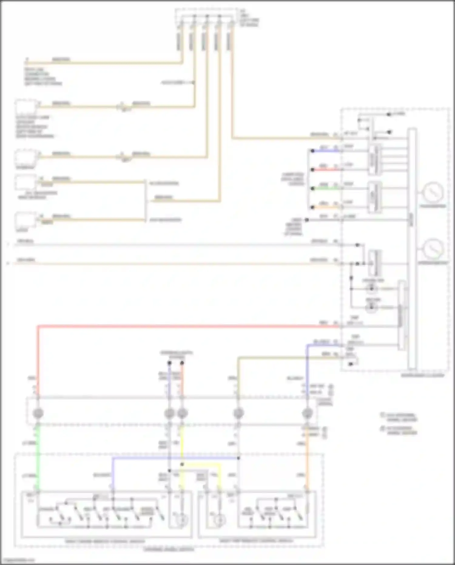 Wiring diagram computer data lines for Hyundai Santa Fe III (2012-2016) (3 of 5)