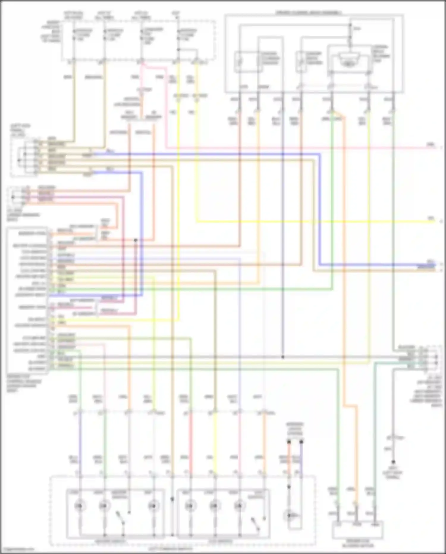 Wiring diagram driver ccs control module for Hyundai Santa Fe III (2012-2016) (1 of 4)