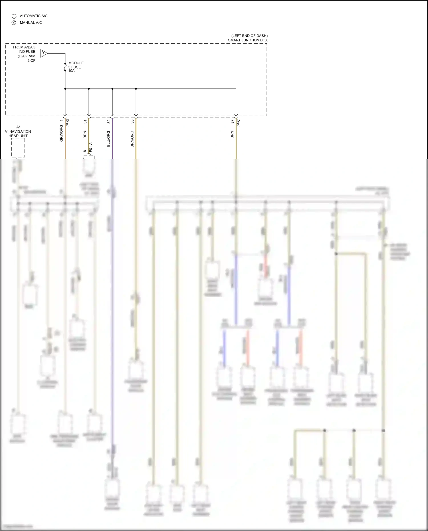 Wiring diagram driver ims module for Hyundai Santa Fe III (2012-2016) (5 of 5)