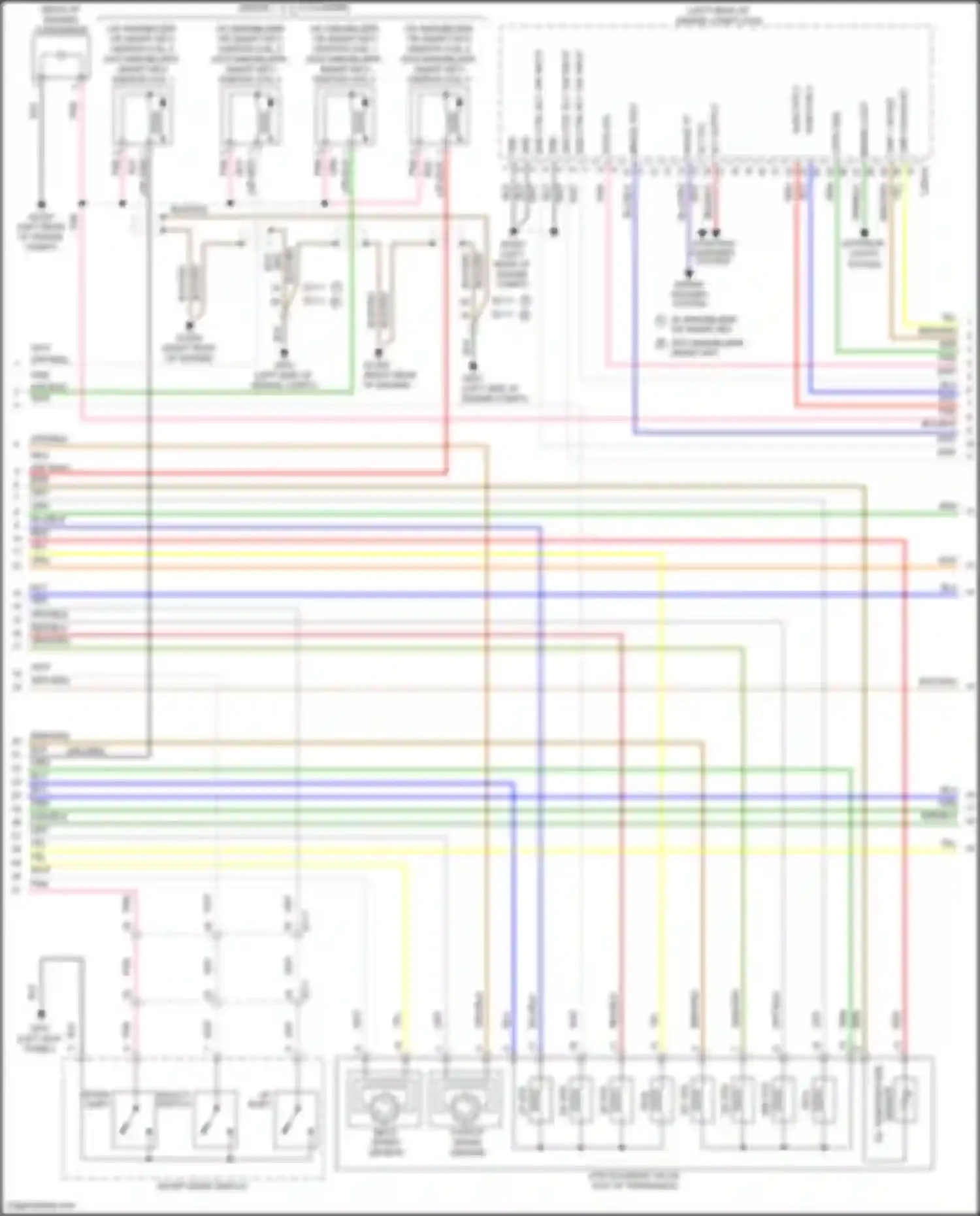 Wiring diagram eng ctrl rly on input for Hyundai Santa Fe III (2012-2016) (1 of 2)