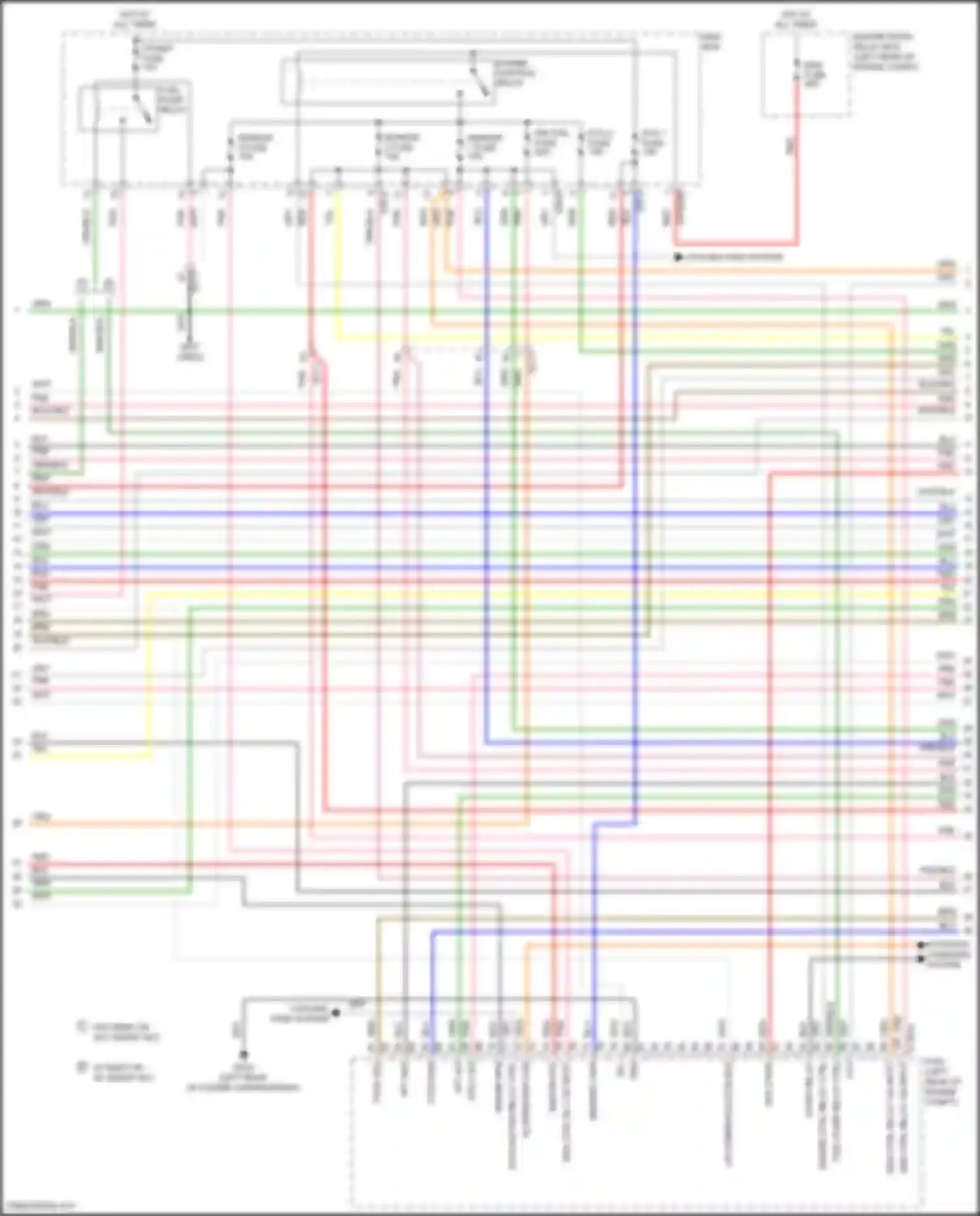 Wiring diagram engine control relay for Hyundai Santa Fe III (2012-2016) (8 of 8)