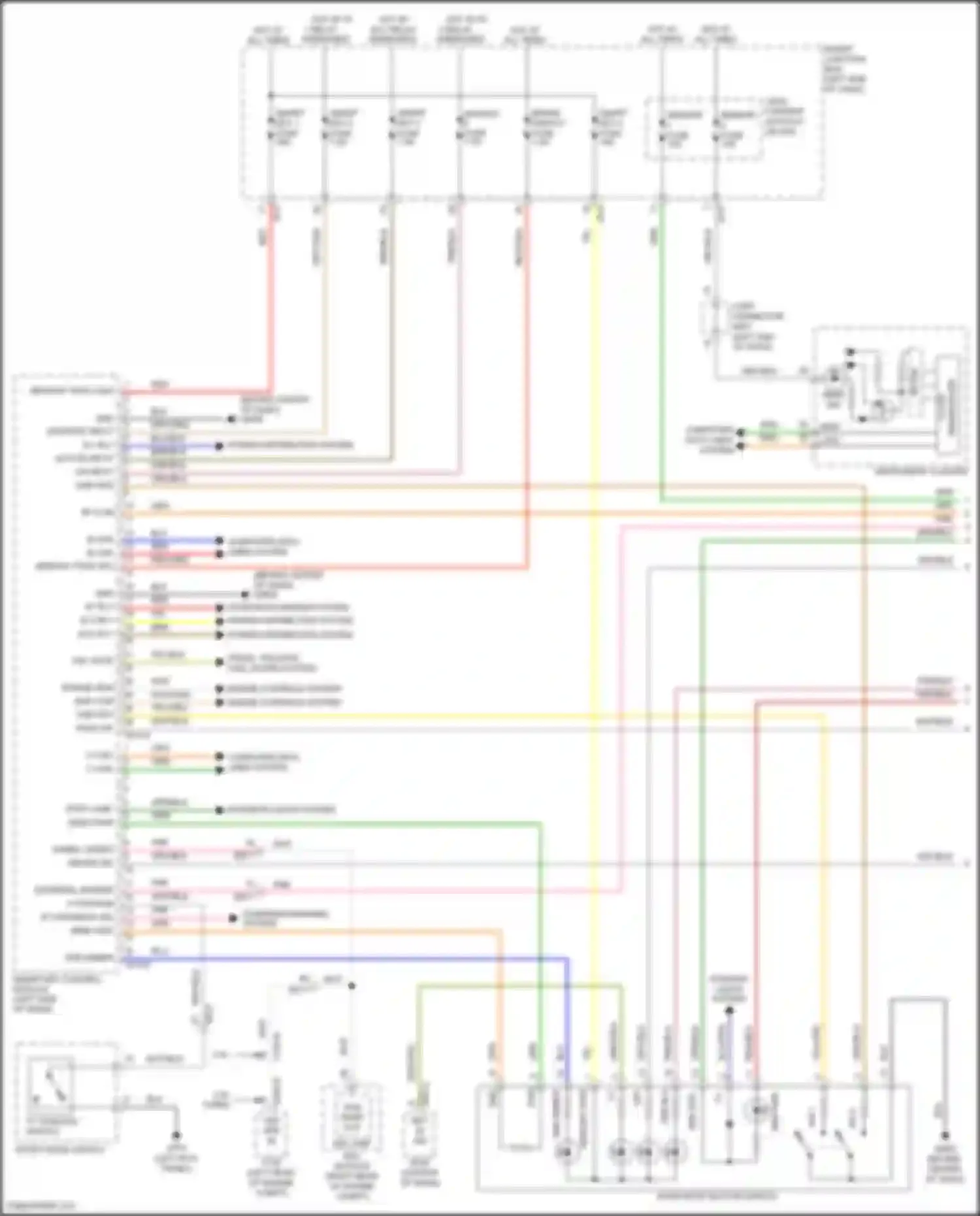 Wiring diagram engine controls system for Hyundai Santa Fe III (2012-2016) (3 of 6)