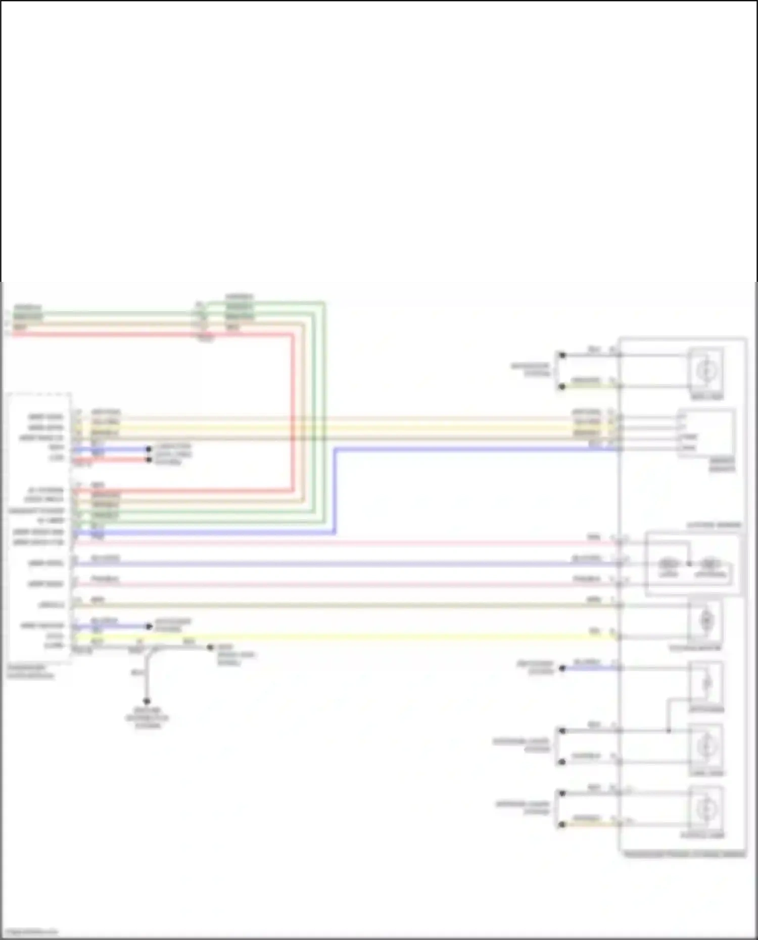 Wiring diagram ground distribution system for Hyundai Santa Fe III (2012-2016) (4 of 5)