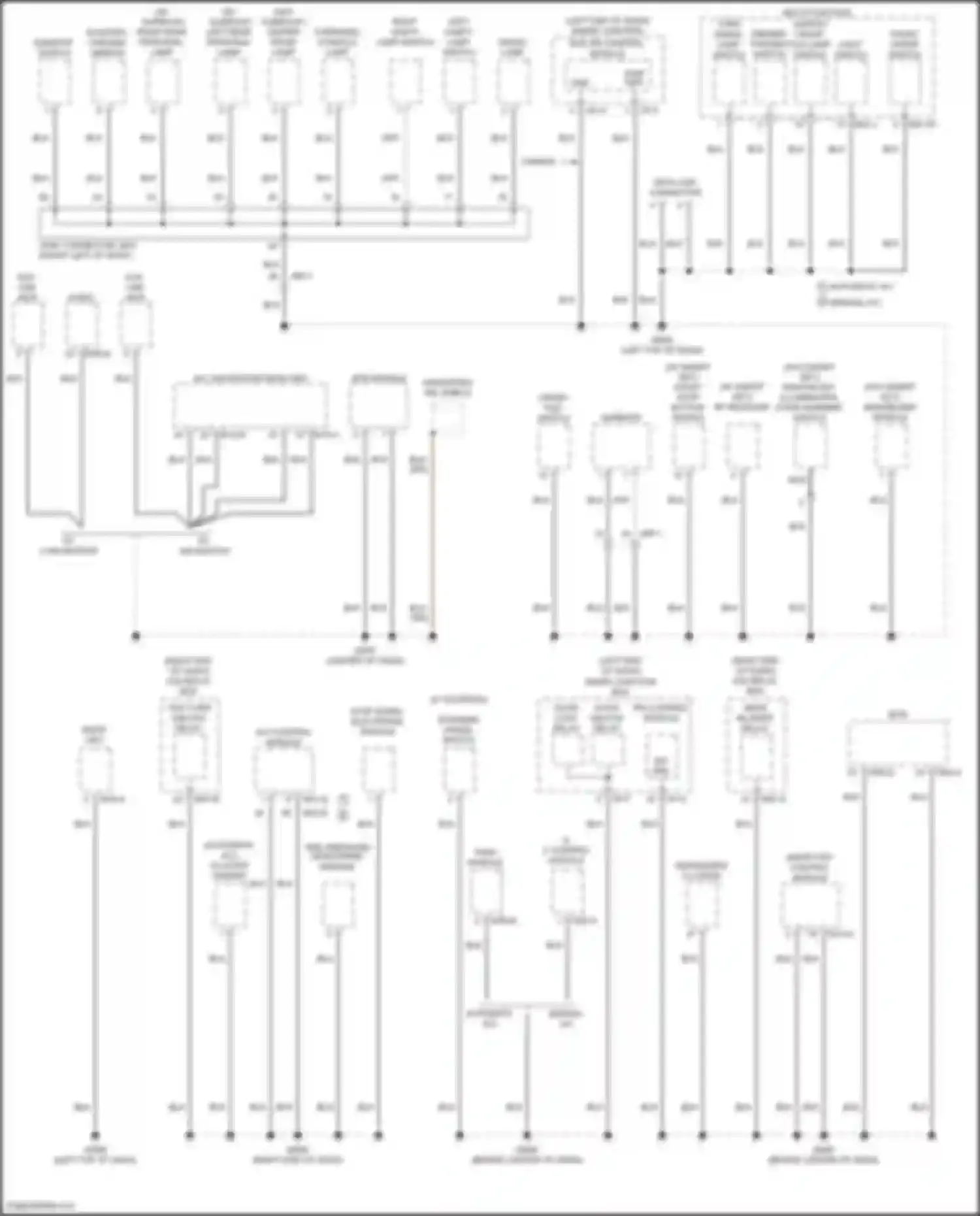 Wiring diagram icm relay box two turn unlock relay for Hyundai Santa Fe III (2012-2016) (1 of 1)