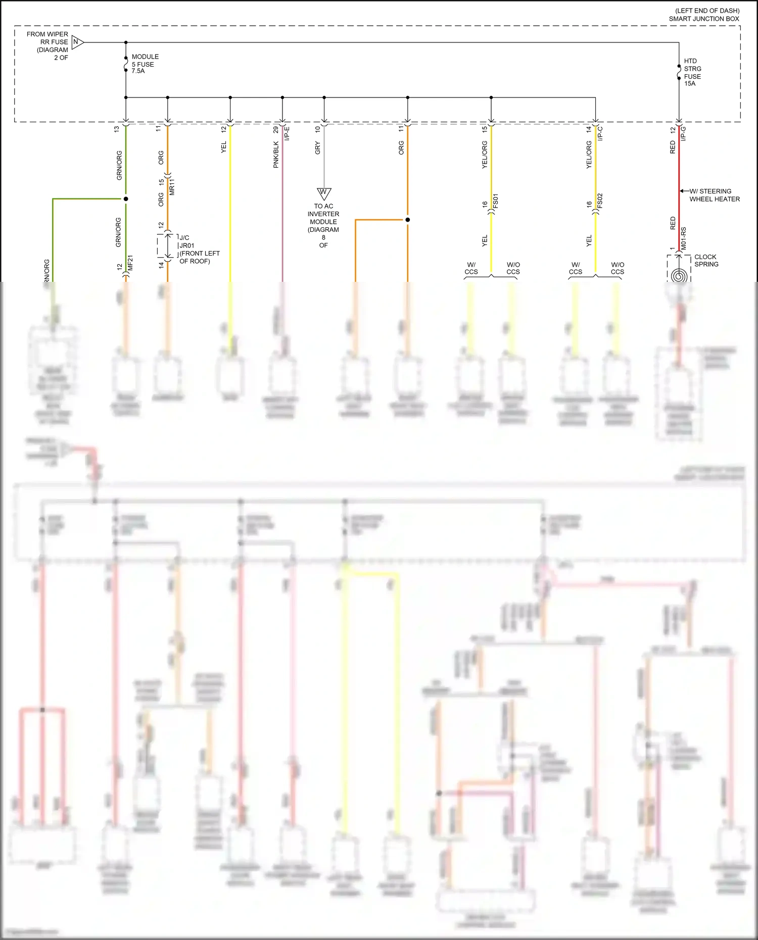 Wiring diagram i/p-e for Hyundai Santa Fe III (2012-2016) (6 of 36)