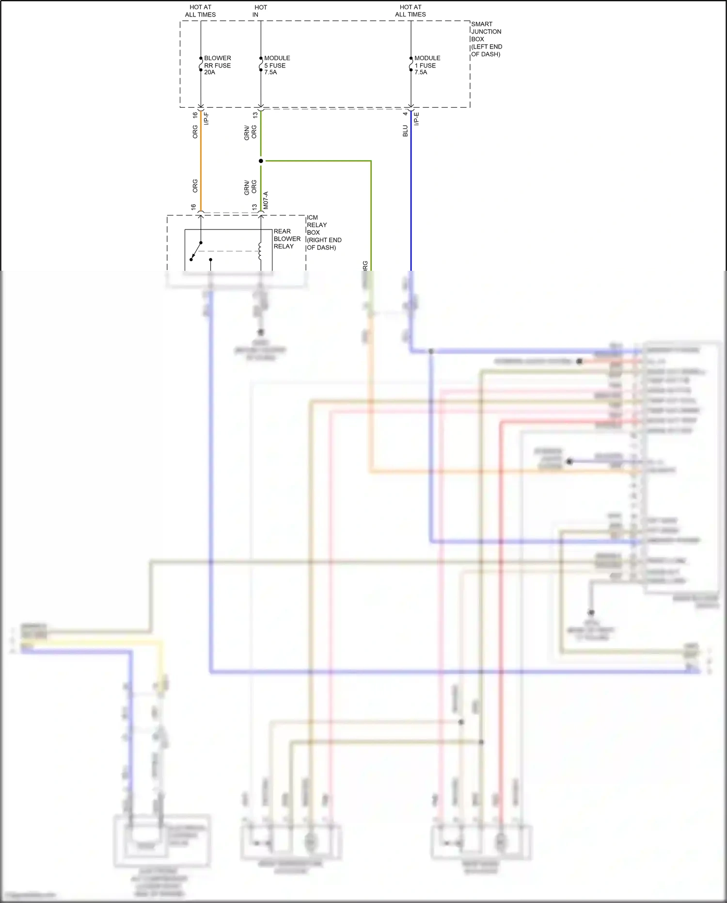 Wiring diagram i/p-e for Hyundai Santa Fe III (2012-2016) (36 of 36)