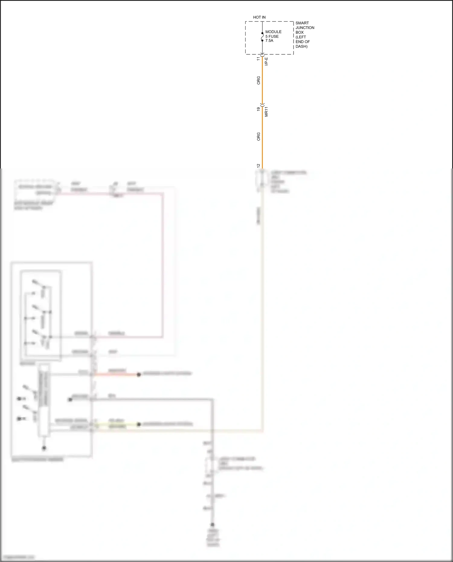Wiring diagram i/p-e for Hyundai Santa Fe III (2012-2016) (2 of 36)